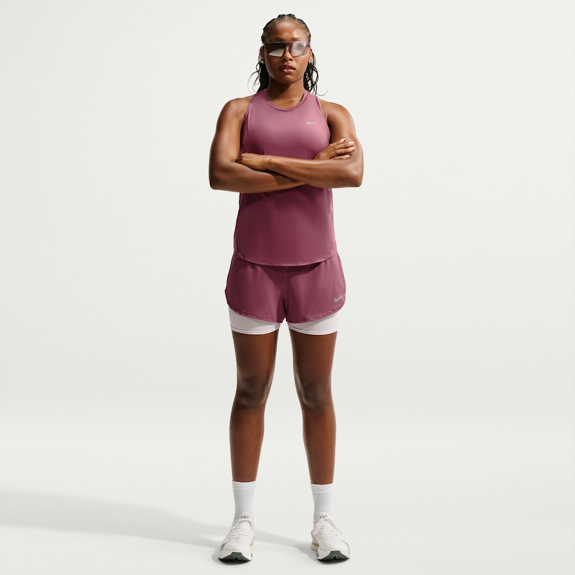 Nike Flow Women's Dri-FIT 2-in-1 Mesh Running Shorts