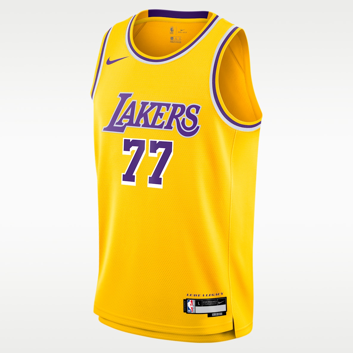 Luka Dončić Los Angeles Lakers Icon Edition Big Kids' Swingman Jersey