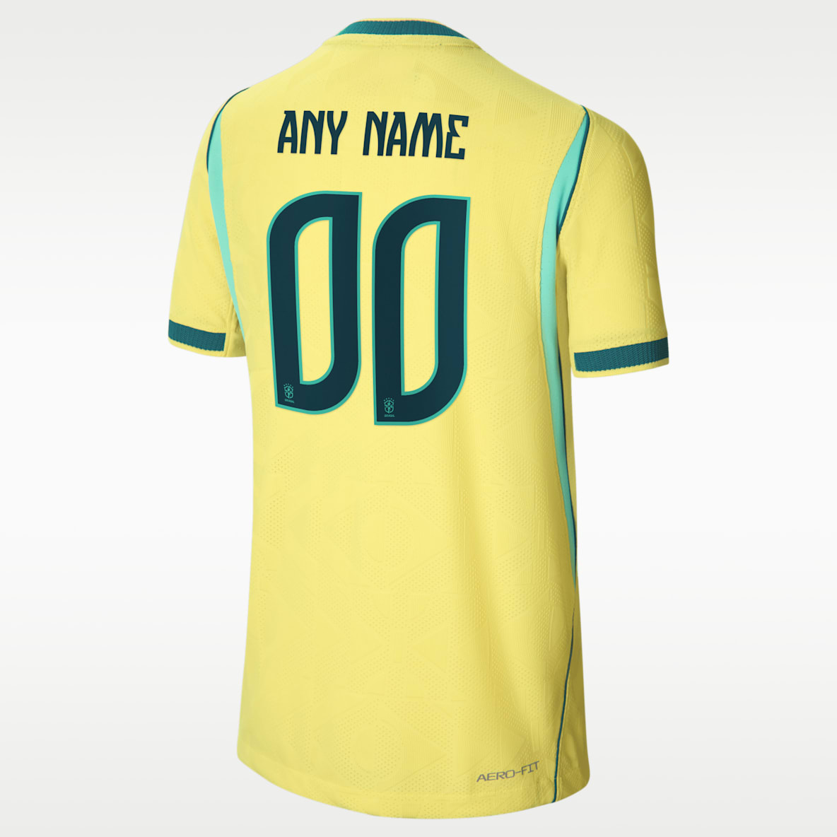 Brazil 2026/27 Match Home Big Kids' Nike Aero-FIT Soccer Authentic Custom Jersey By You