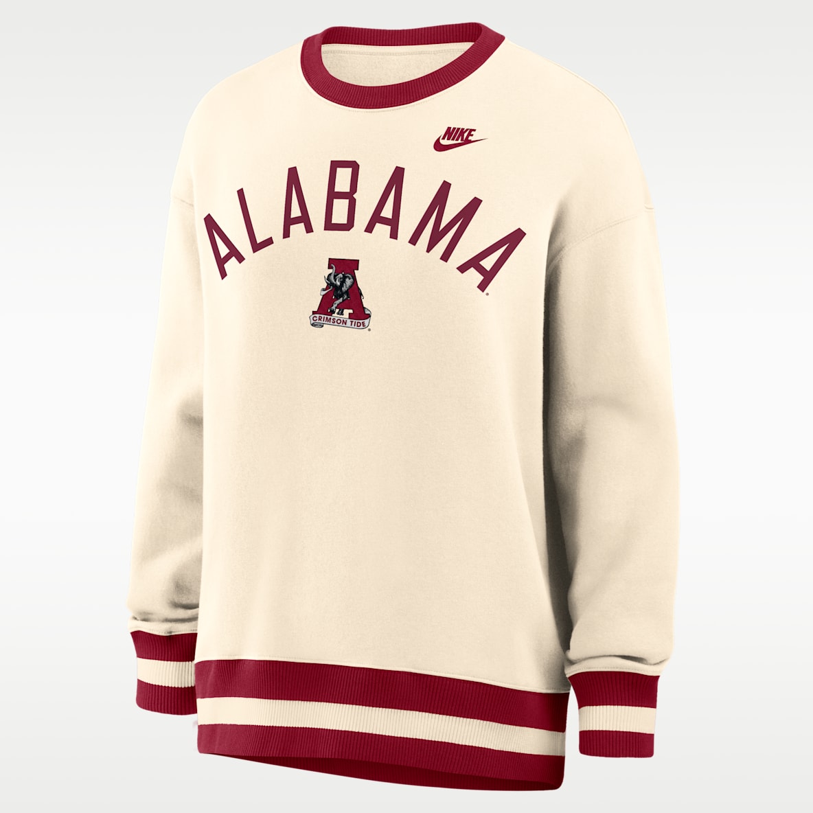 Alabama Legacy Women's Nike College Oversized Pullover Crew