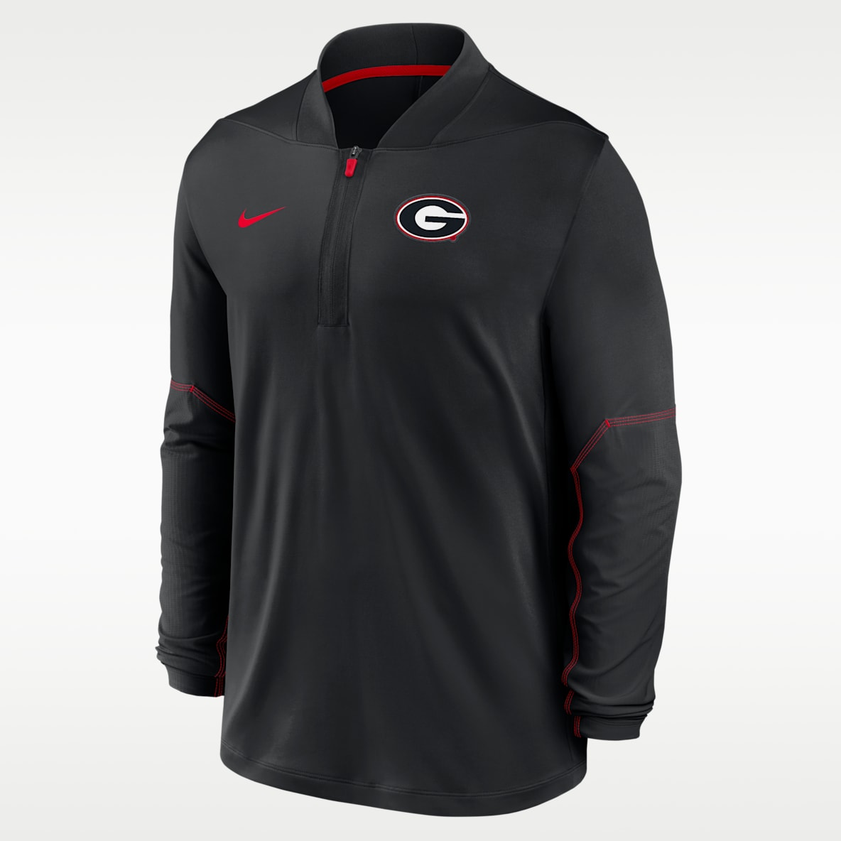 Georgia Sideline Men's Nike Dri-FIT College 1/2-Zip Top