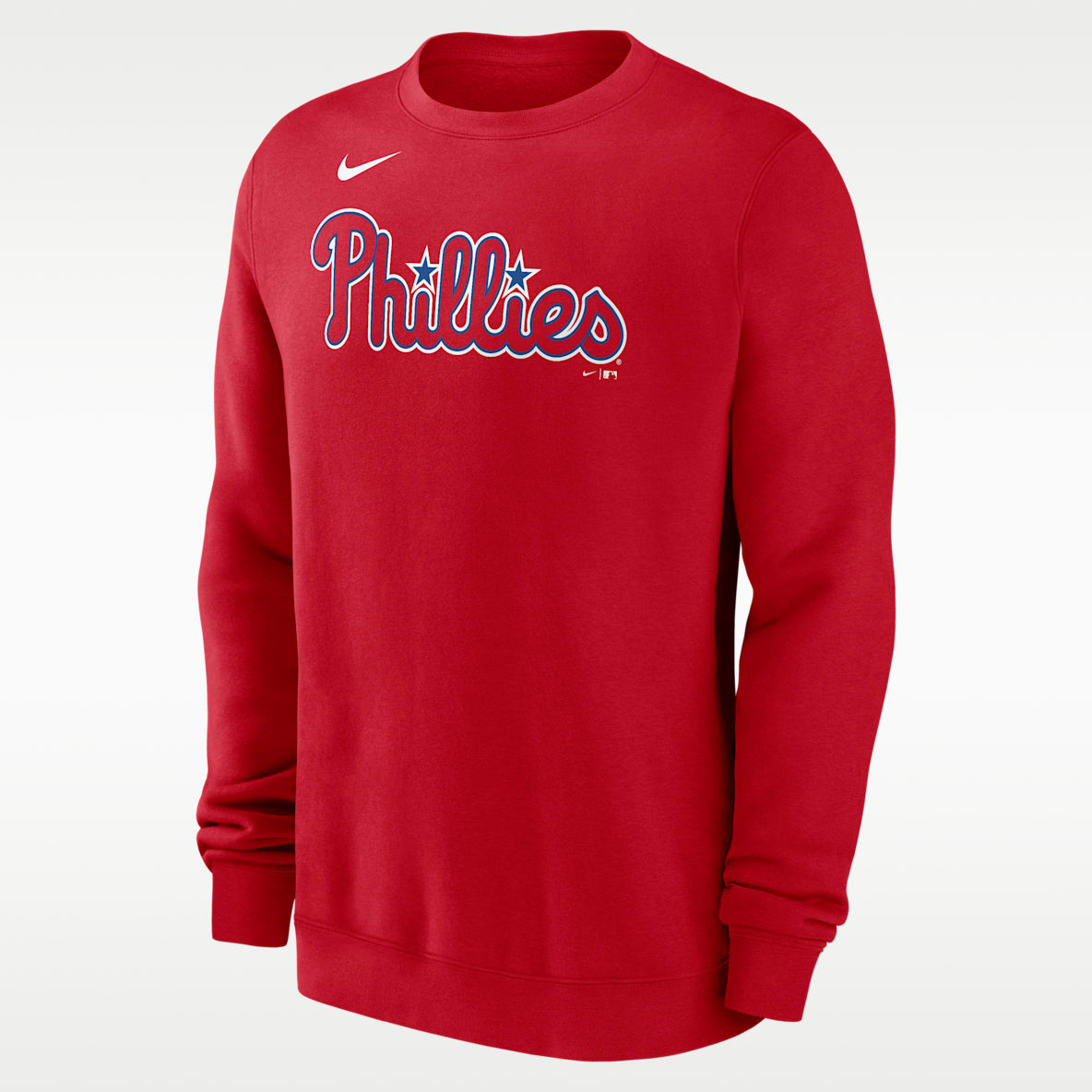 Philadelphia Phillies Wordmark Men's Nike MLB Pullover Crew