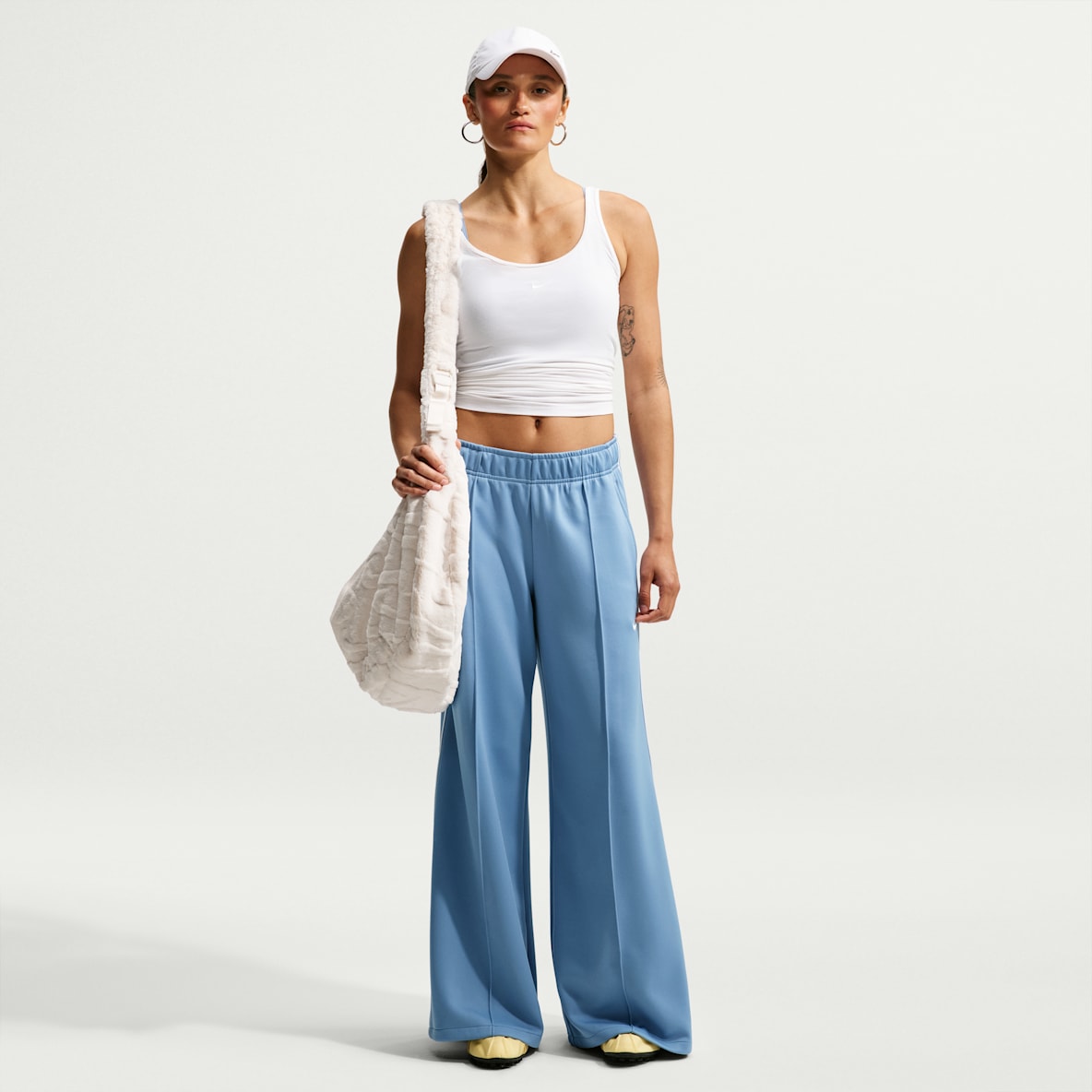 Nike Sportswear Women's Mid-Rise Wide-Leg Track Pants