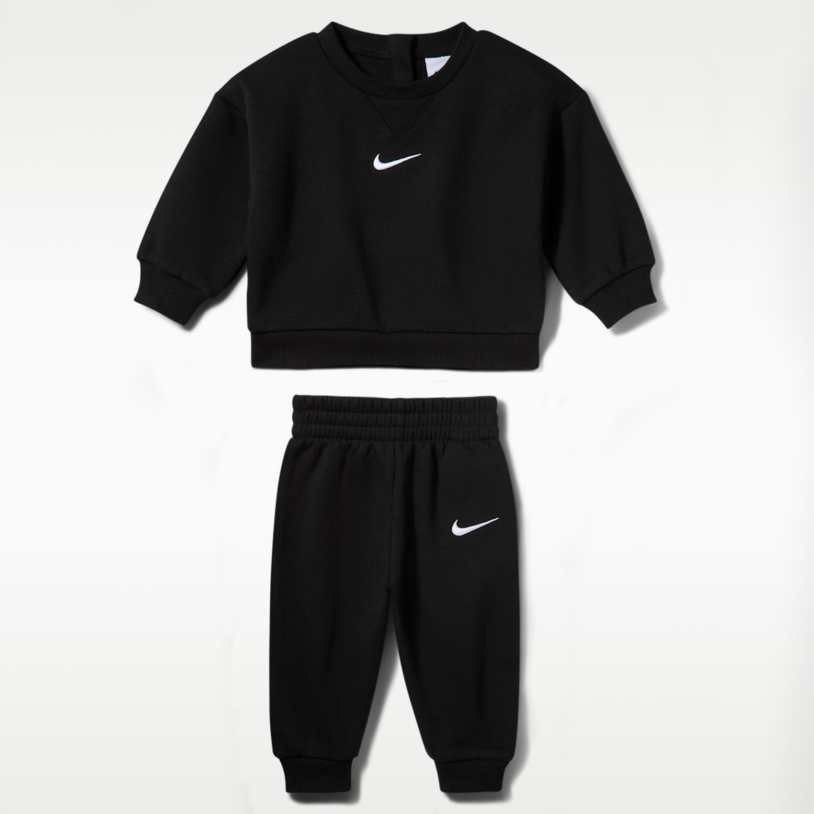 Nike Σετ φλις δύο τεμαχίων με μπλούζα crew Essential για βρέφη (0-9M)