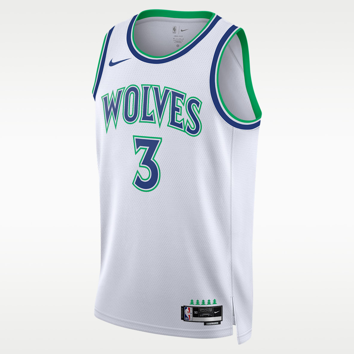 Minnesota Timberwolves Association Edition Jersey Nike Dri-FIT de la NBA Swingman para hombre