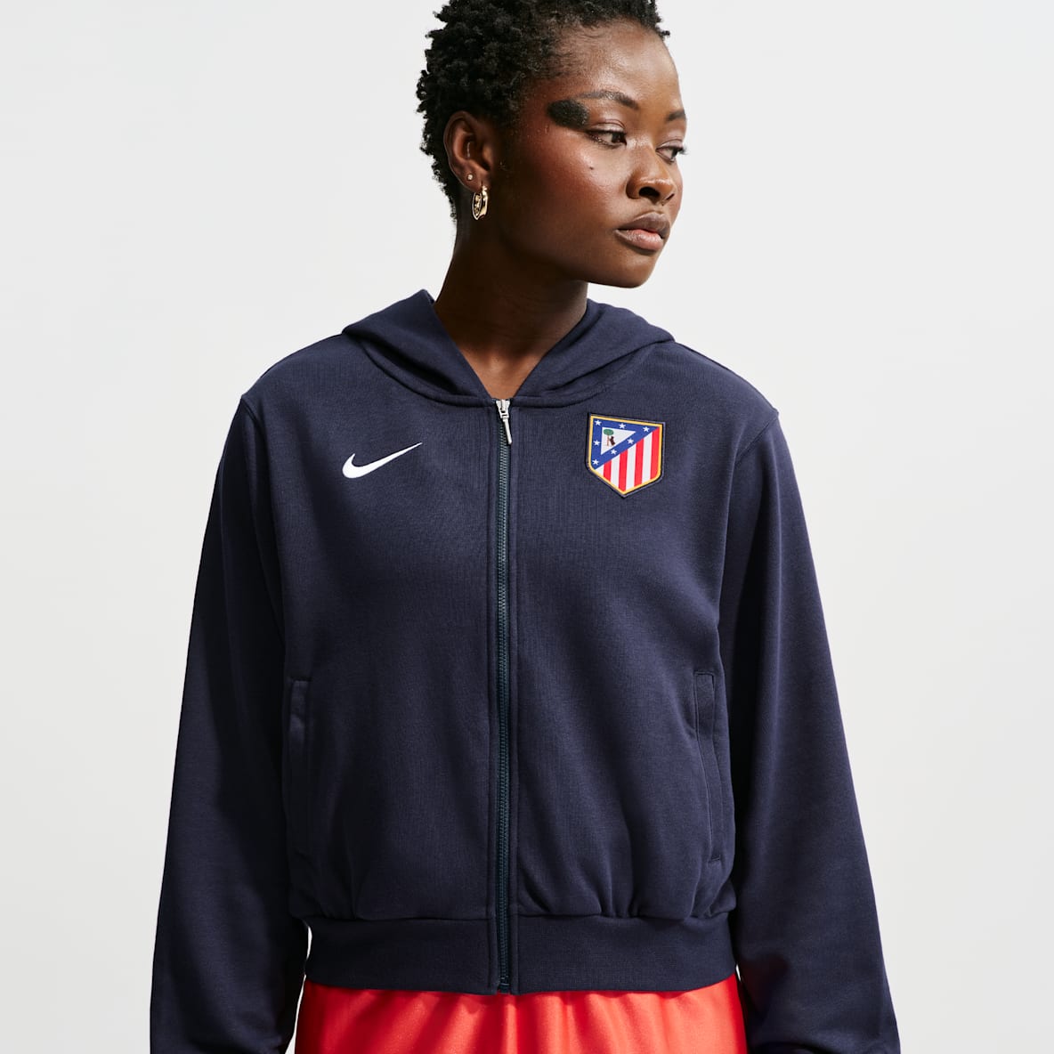 Atlético Madrid Chill Terry Women's Nike Football Full-Zip Hoodie