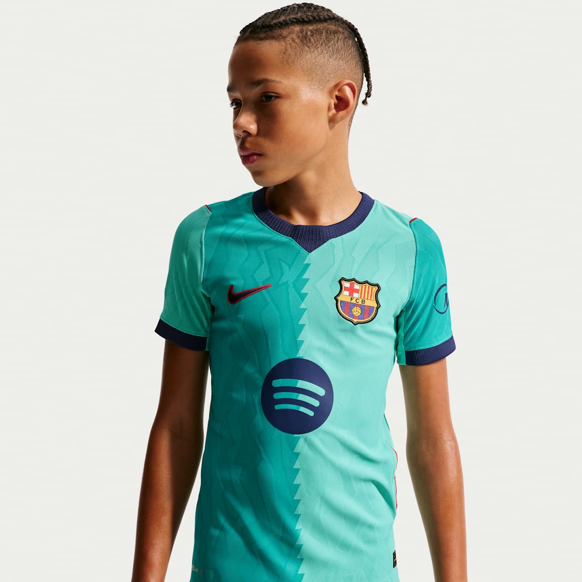 FC Barcelona 2026/27 Match Third Nike Aero-FIT Authentic-fodboldtrøje til større børn