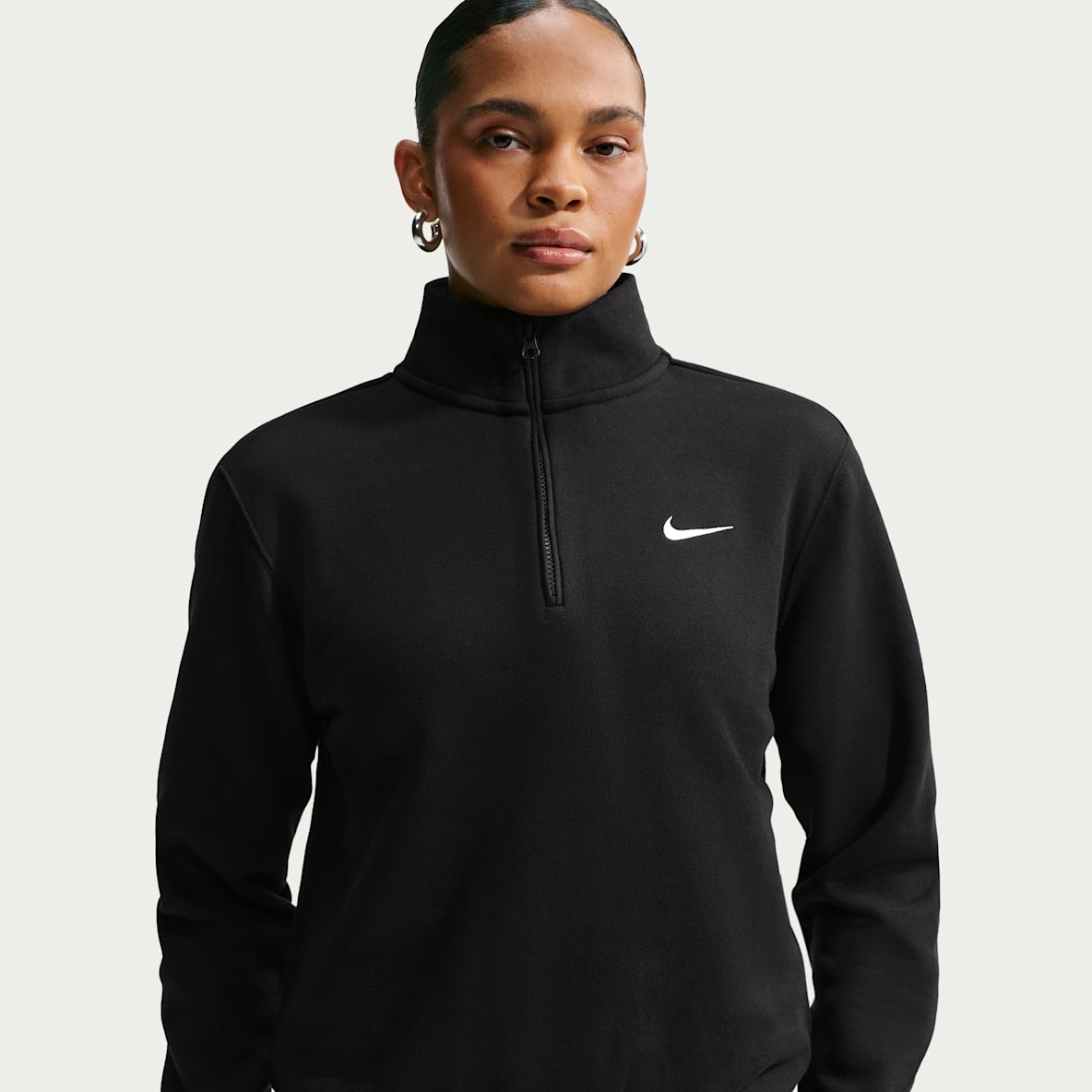 Nike Studio Fleece Medium Weight Women's 1/4-Zip Top