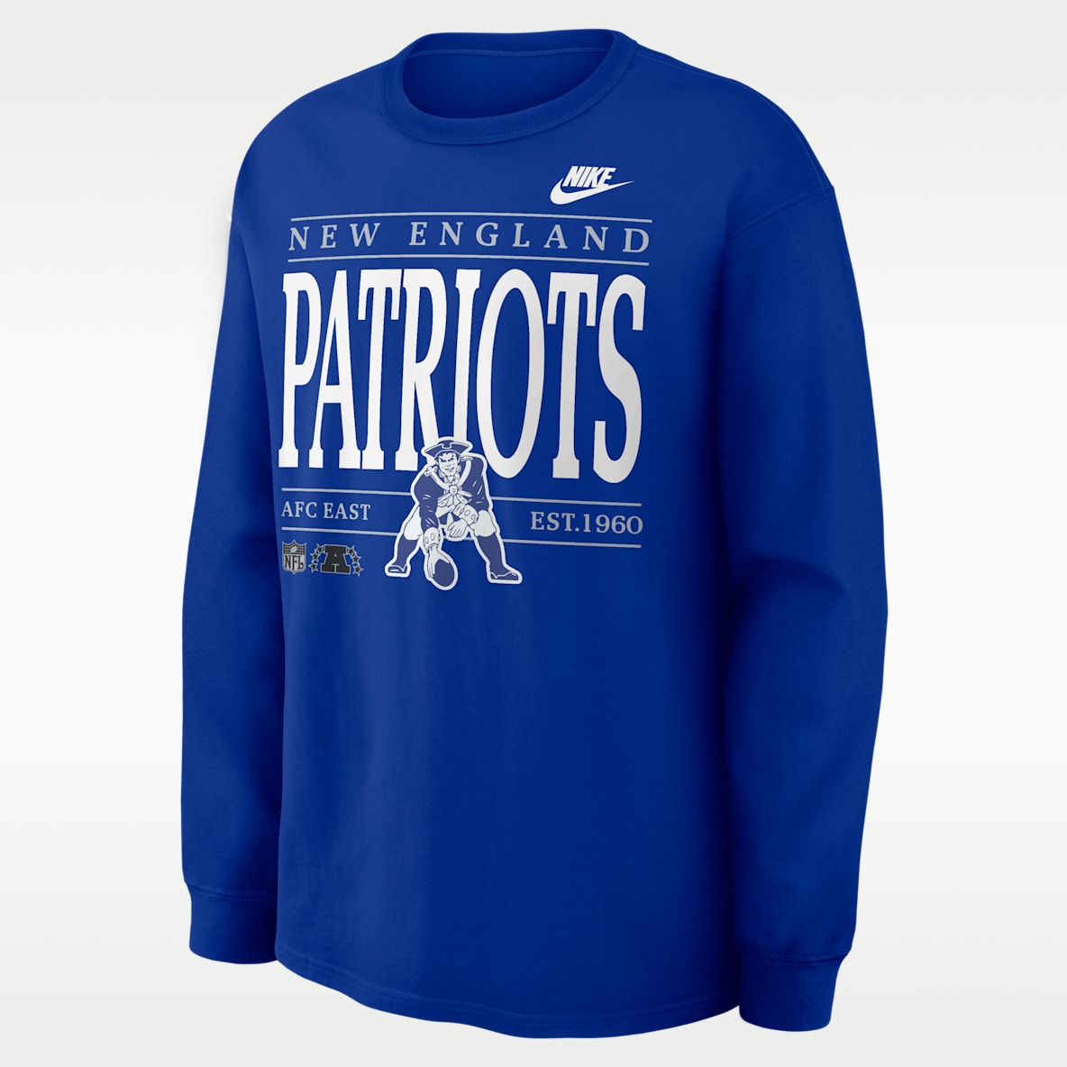 New England Patriots Rewind Max90 Men's Nike NFL Long-Sleeve T-Shirt