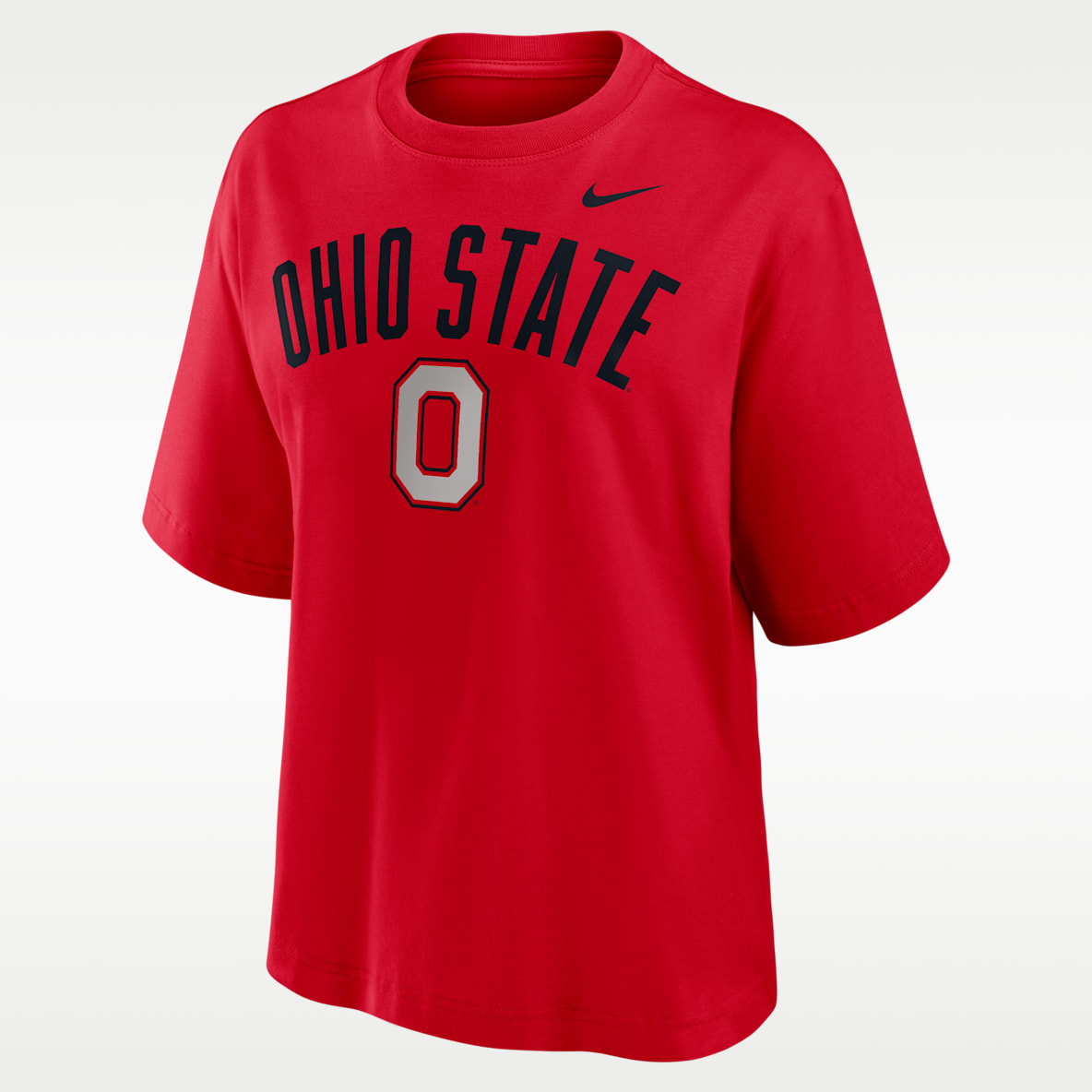 Ohio State Arch Over Logo Boxy Women's Nike College T-Shirt