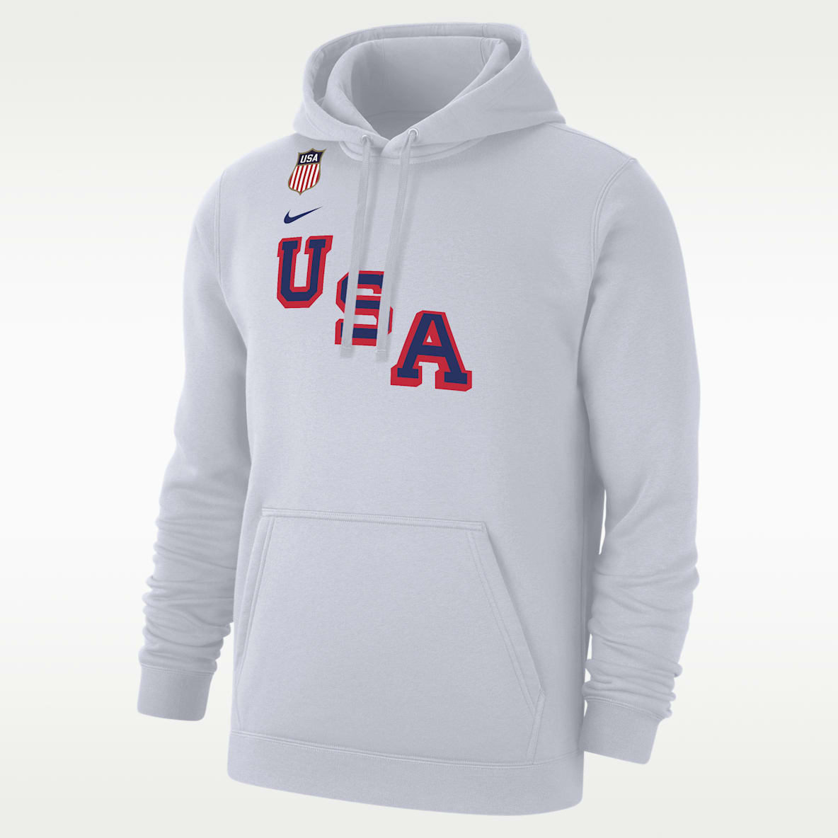 Quinn Hughes Nike USA Club Fleece Men's Hockey Pullover Hoodie