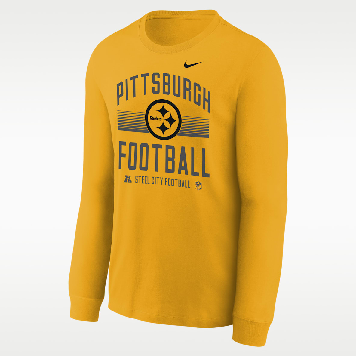 Pittsburgh Steelers Hometown Big Kids' Nike NFL Long-Sleeve T-Shirt