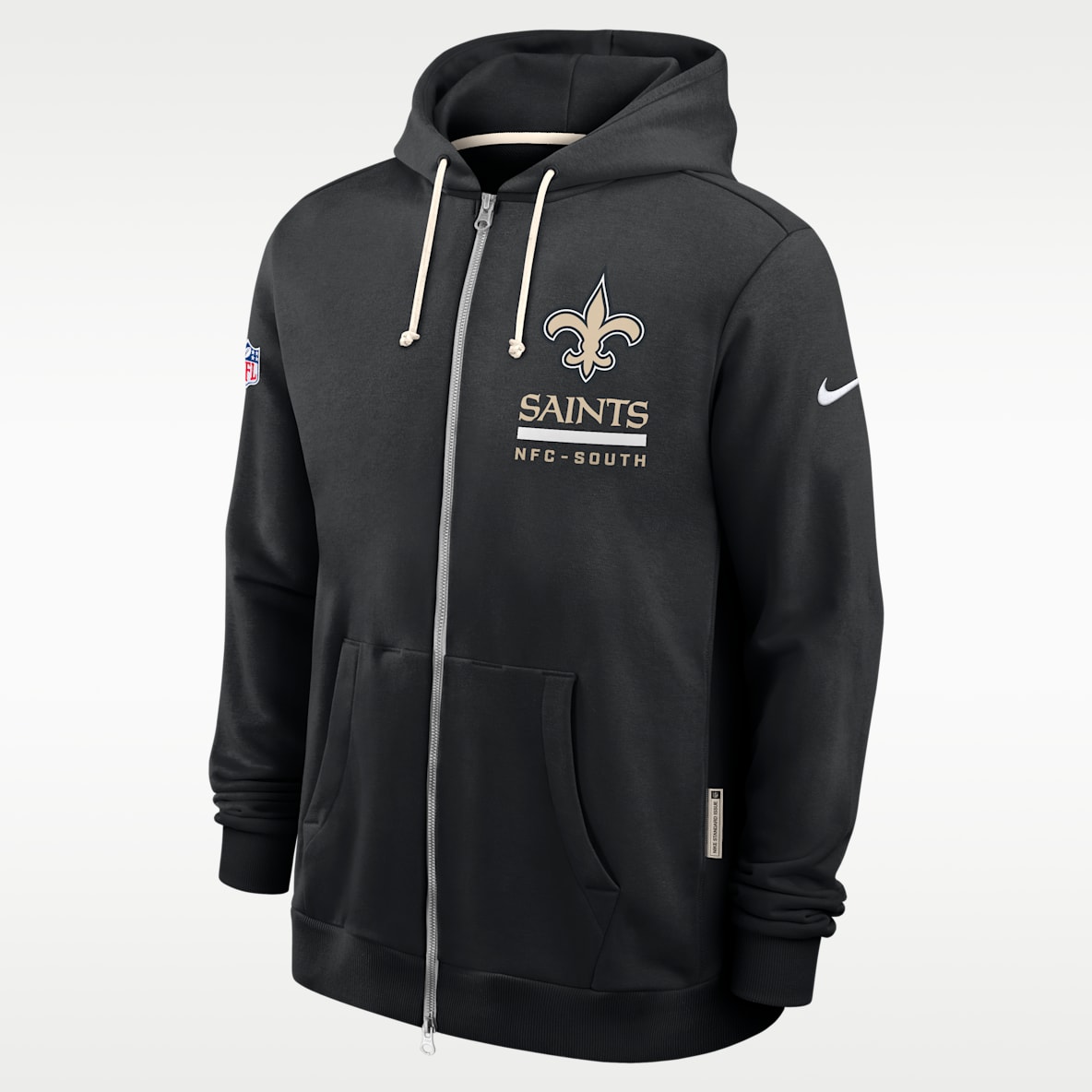 New Orleans Saints Utility Player Sideline Men's Nike Dri-FIT NFL Full-Zip Hoodie
