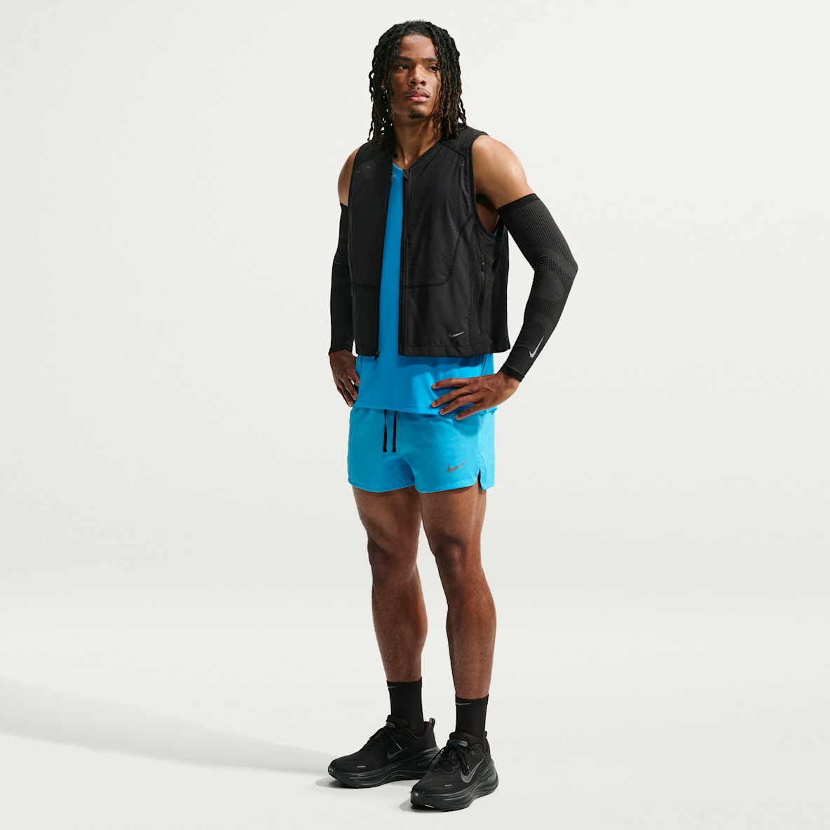 Nike Fast Dri-FIT-løbeshorts med indershorts (8 cm) til mænd