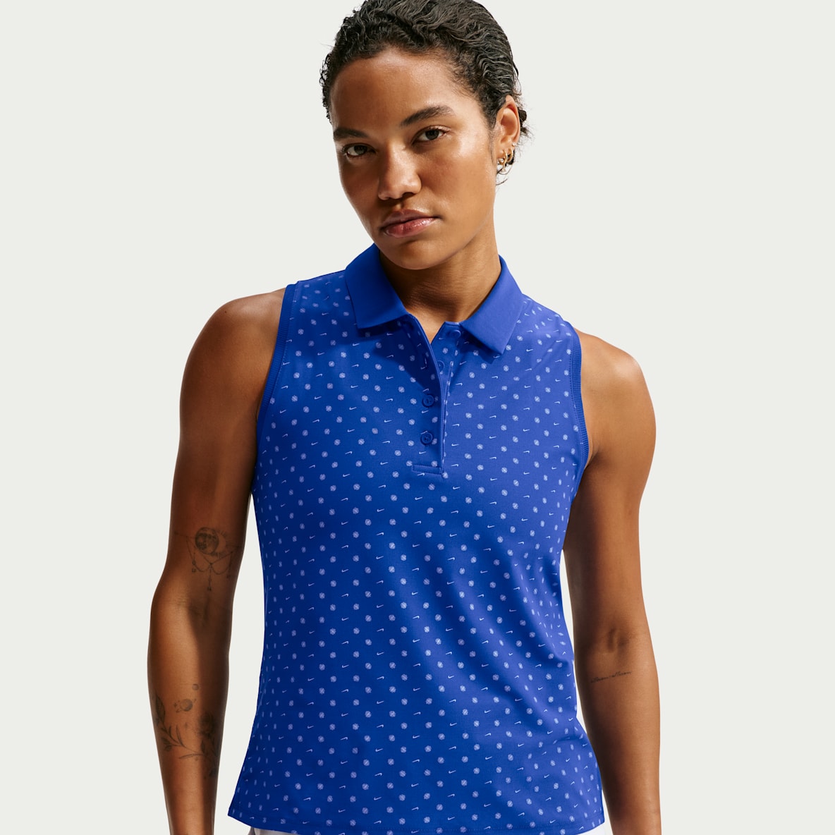 Nike Victory Women's Dri-FIT Sleeveless Printed Golf Polo