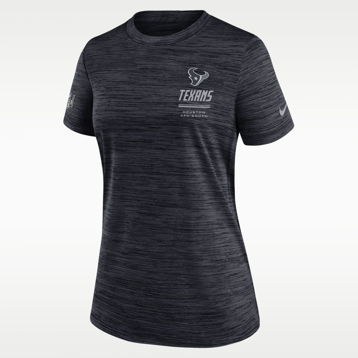 Houston Texans Sideline Velocity Playera Nike Dri-FIT de la NFL para mujer
