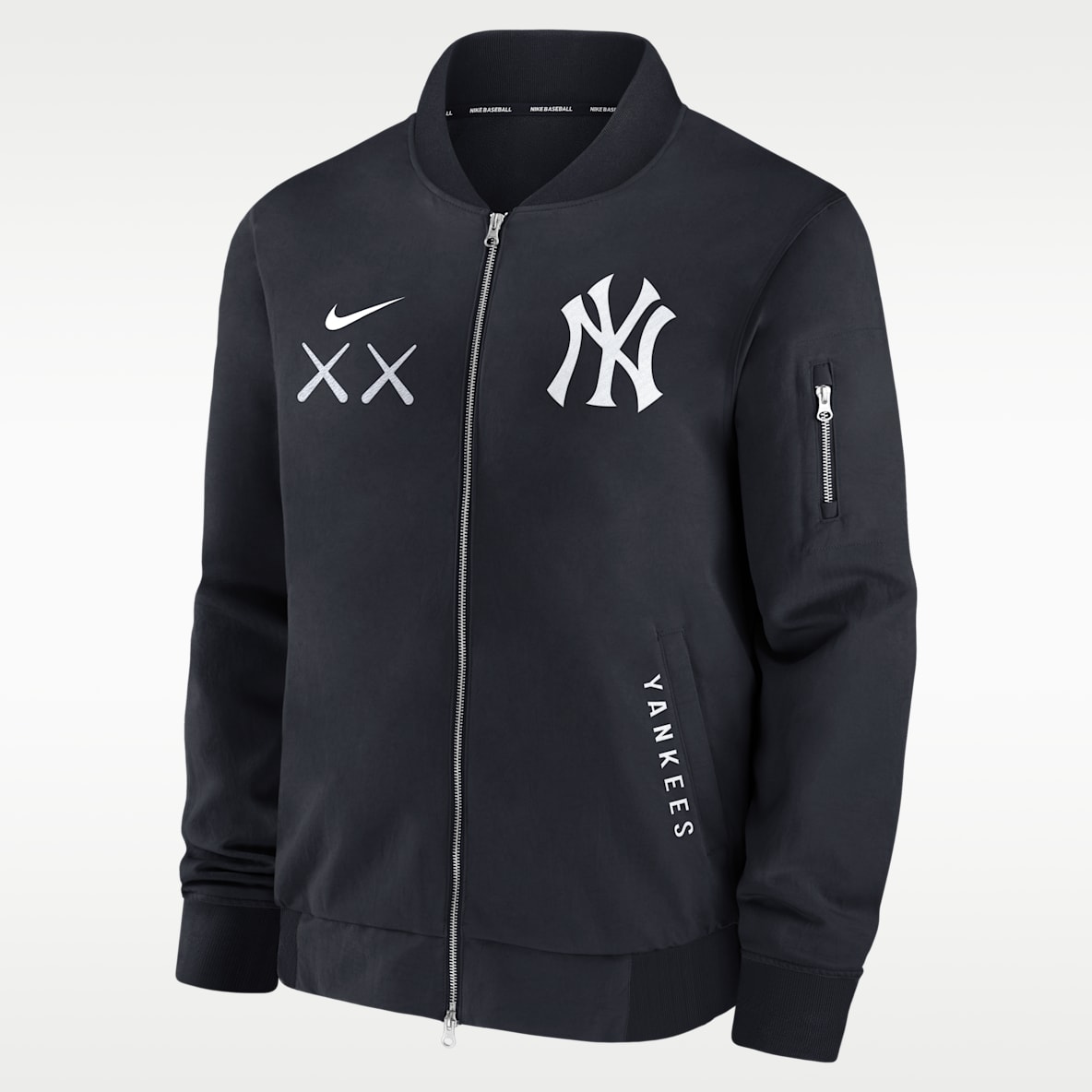 New York Yankees Dugout Men's Nike x KAWS MLB Full-Zip Bomber Jacket