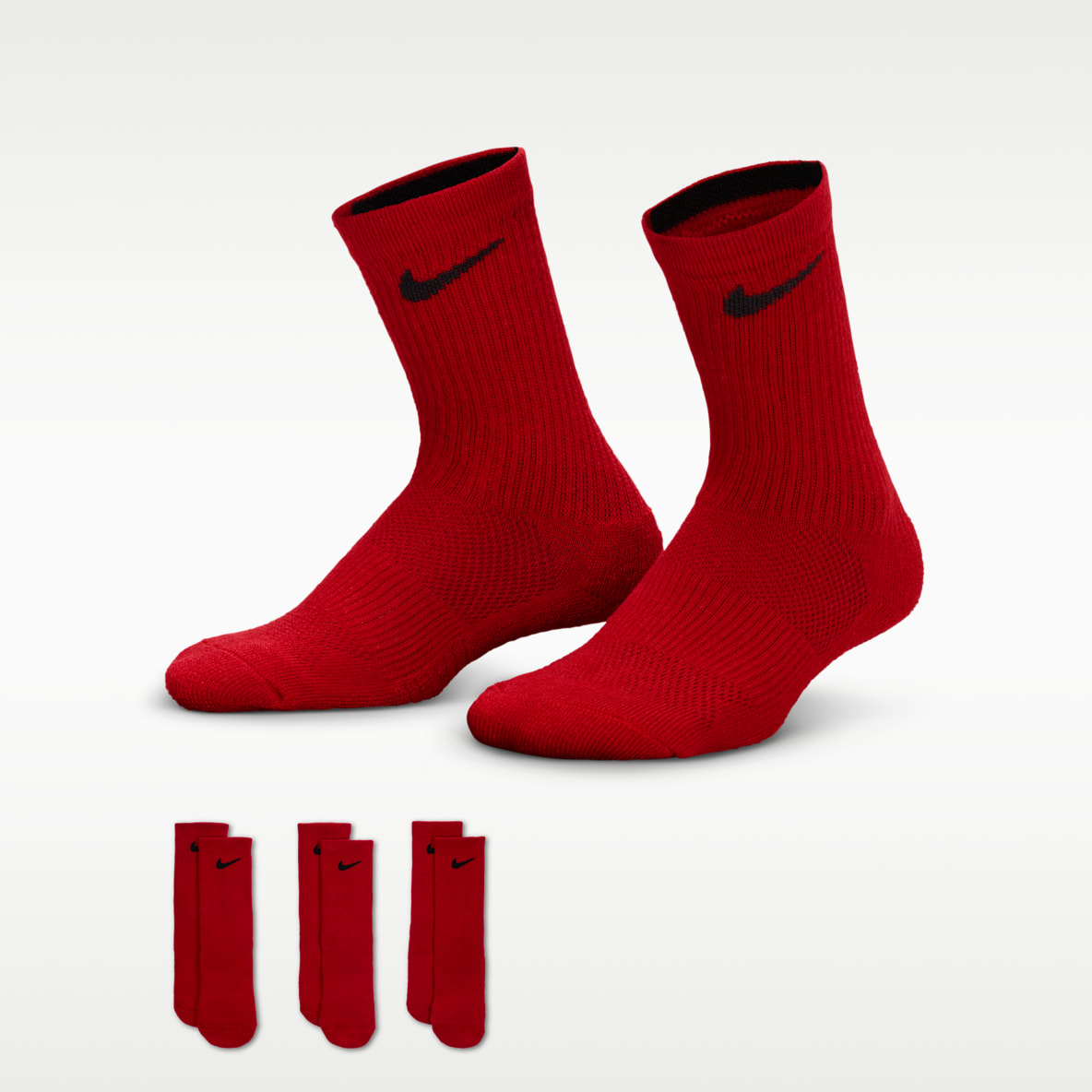 Nike Dri-FIT Elite Little Kids' Crew Socks (3 Pairs)