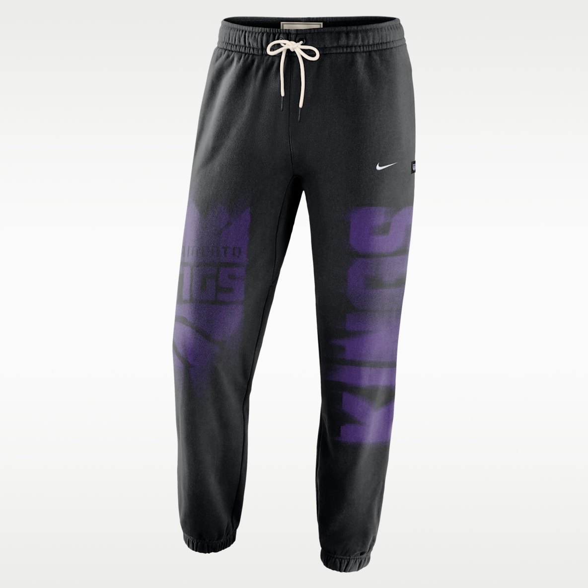 Sacramento Kings Standard Issue Pants de básquetbol de tejido Fleece Therma-FIT para hombre
