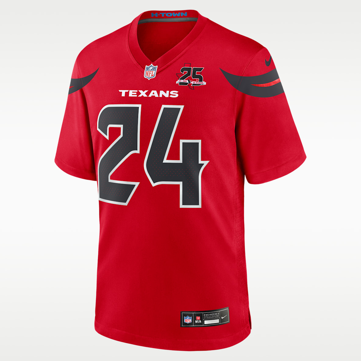 Derek Stingley Jr. Houston Texans 25th Season Men's Nike NFL Game Jersey