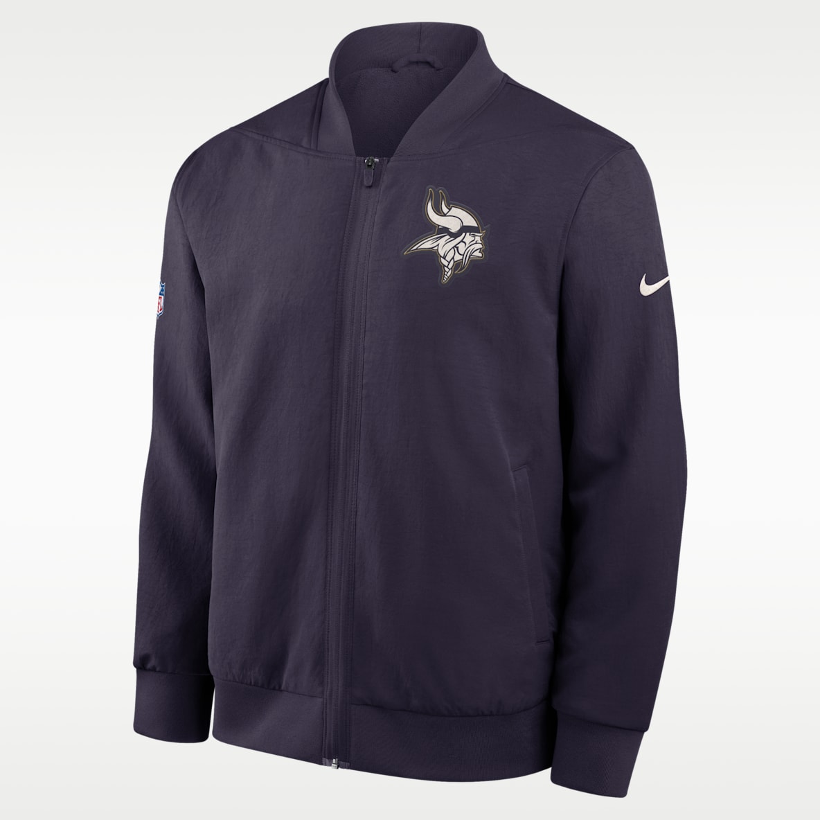 Minnesota Vikings Rivalries Collection Sideline Men's Nike NFL Full-Zip Bomber Jacket