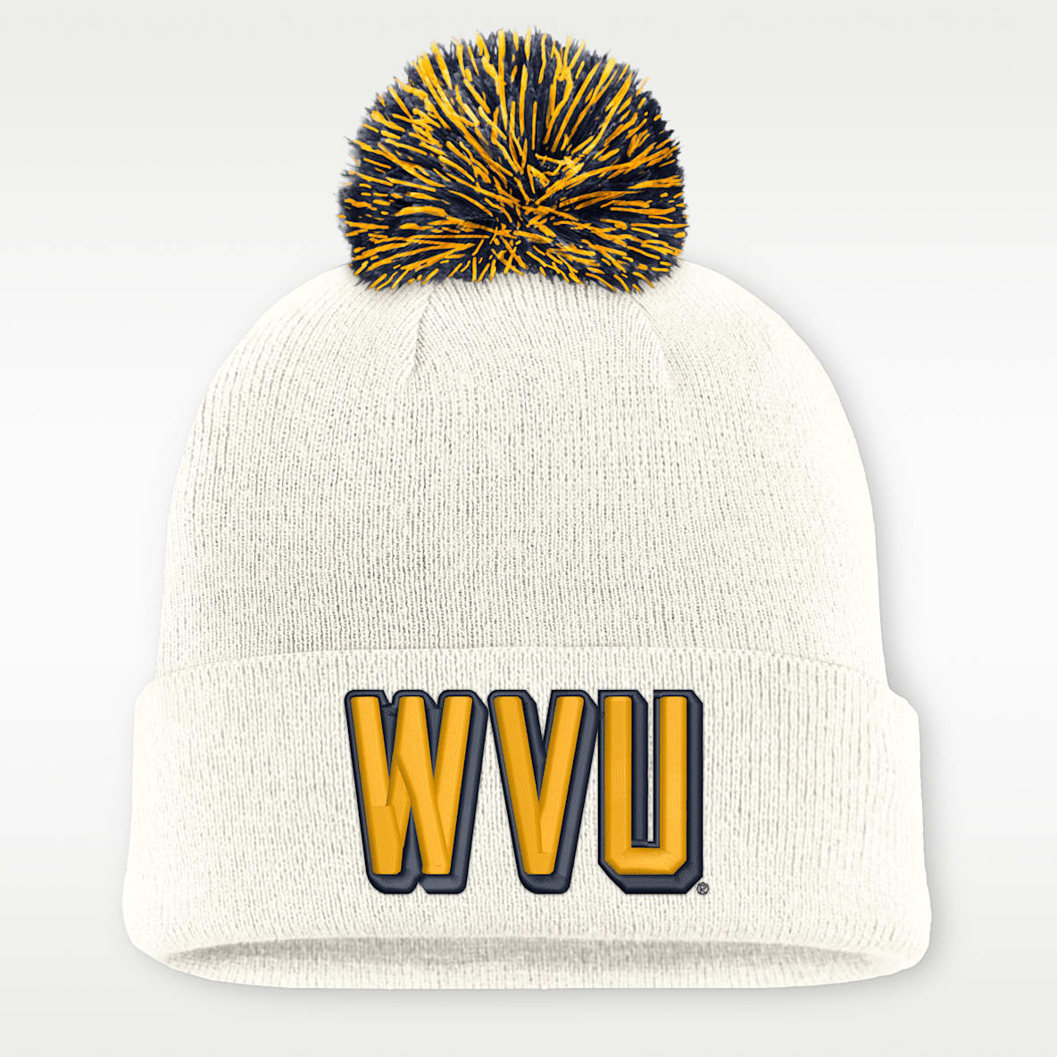 West Virginia Peak Men's Nike College Cuffed Beanie