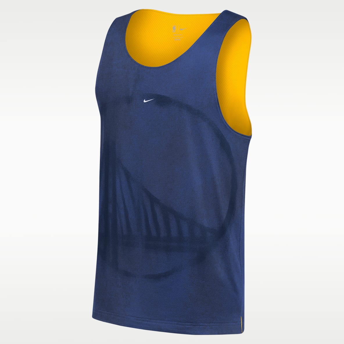 Golden State Warriors Standard Issue Jersey de básquetbol de malla para hombre Nike