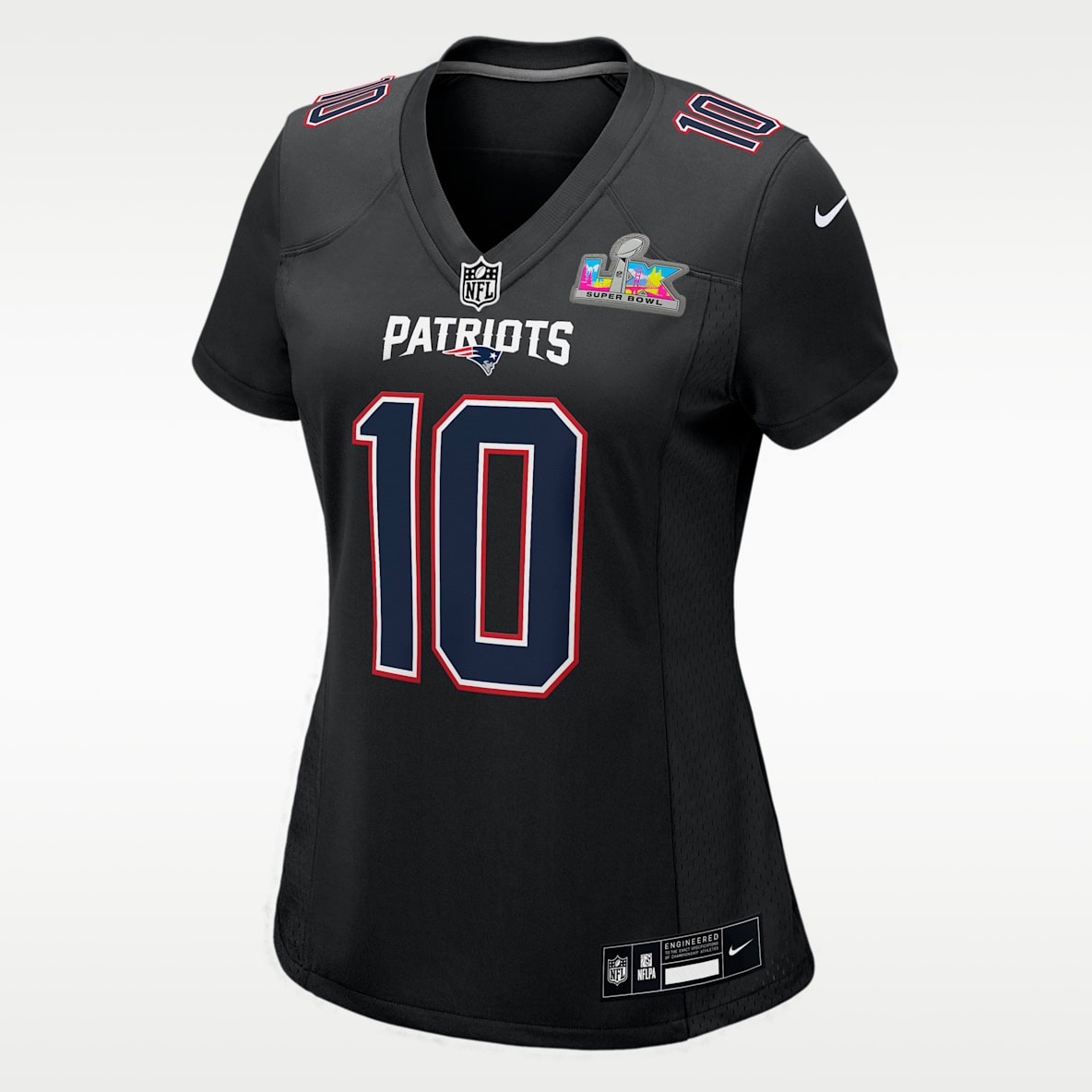 Drake Maye New England Patriots Super Bowl LX Women's Nike NFL Game Fashion Jersey
