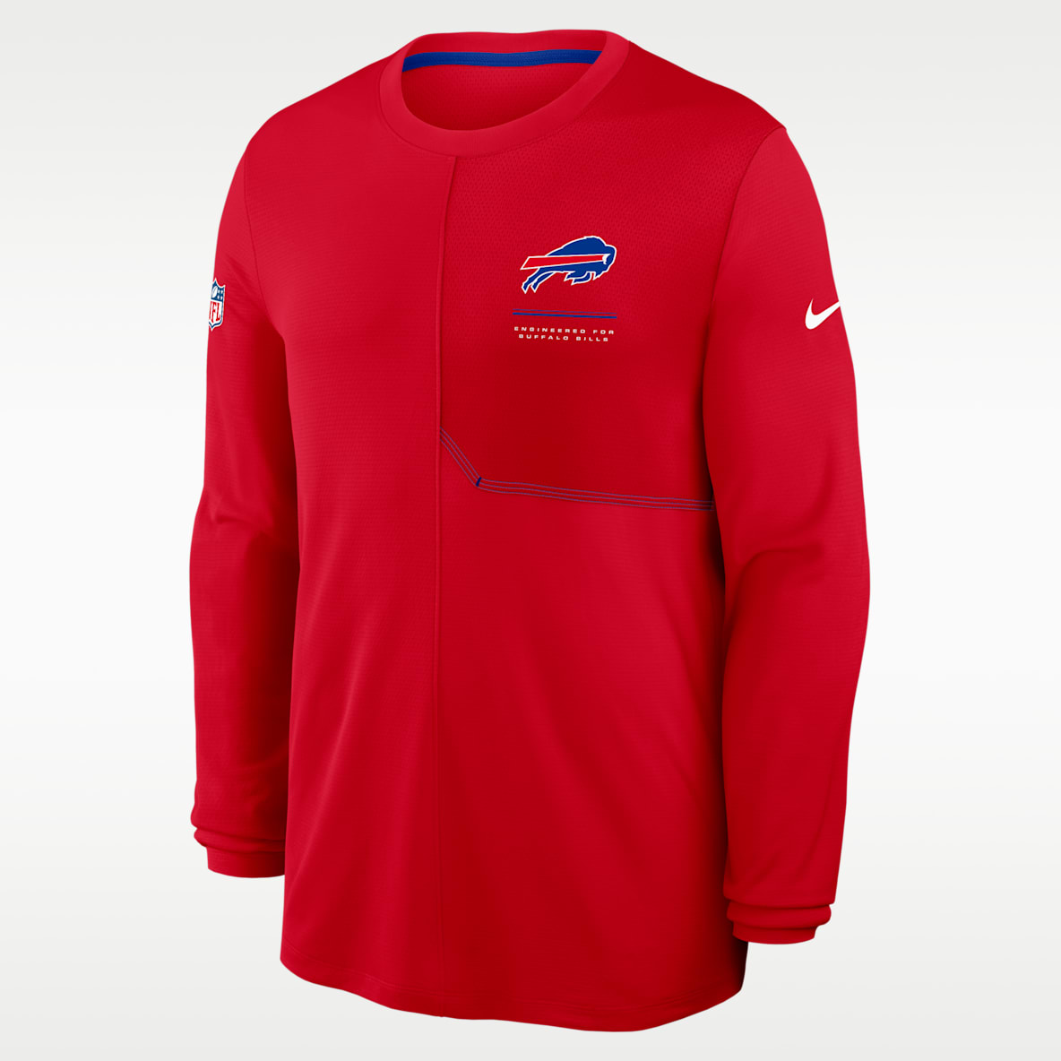 Buffalo Bills Sideline Coach Men's Nike Dri-FIT NFL Long-Sleeve Top