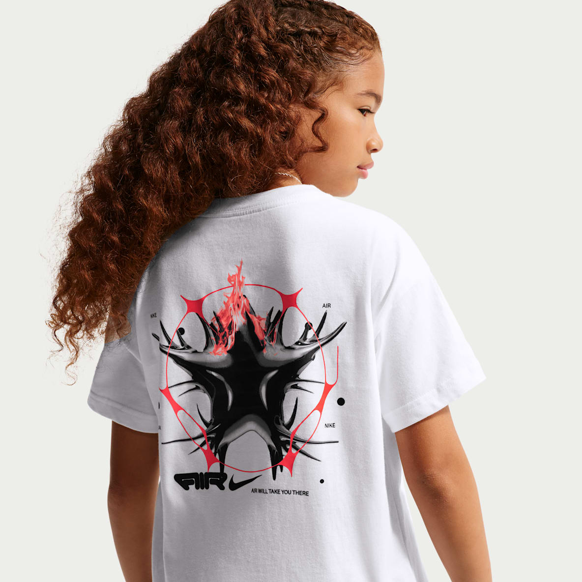 Nike Sportswear T-shirt boxy pour pré-ado (fille)