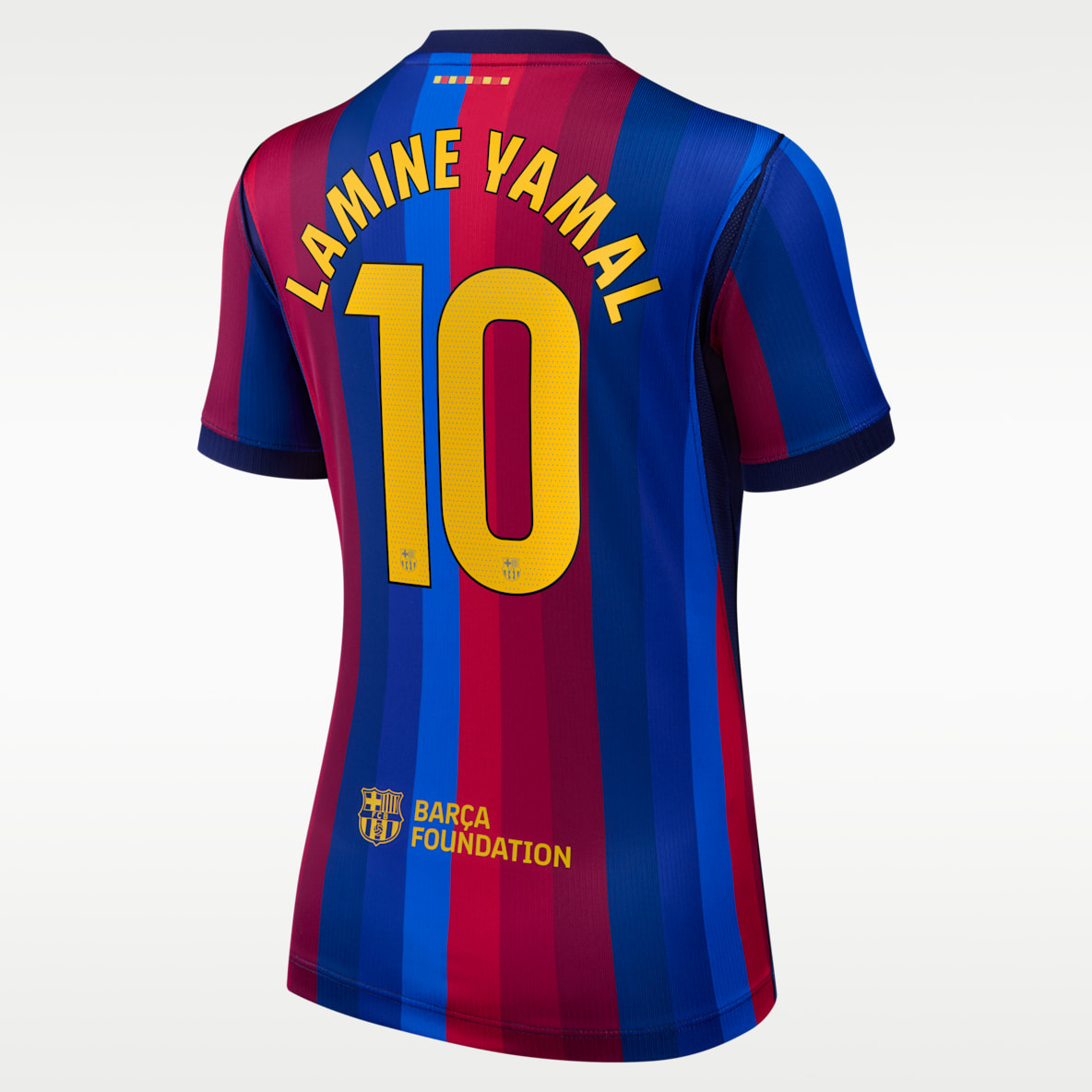 Lamine Yamal FC Barcelona 2026/27 Stadium Home Women's Nike Dri-FIT Soccer Jersey