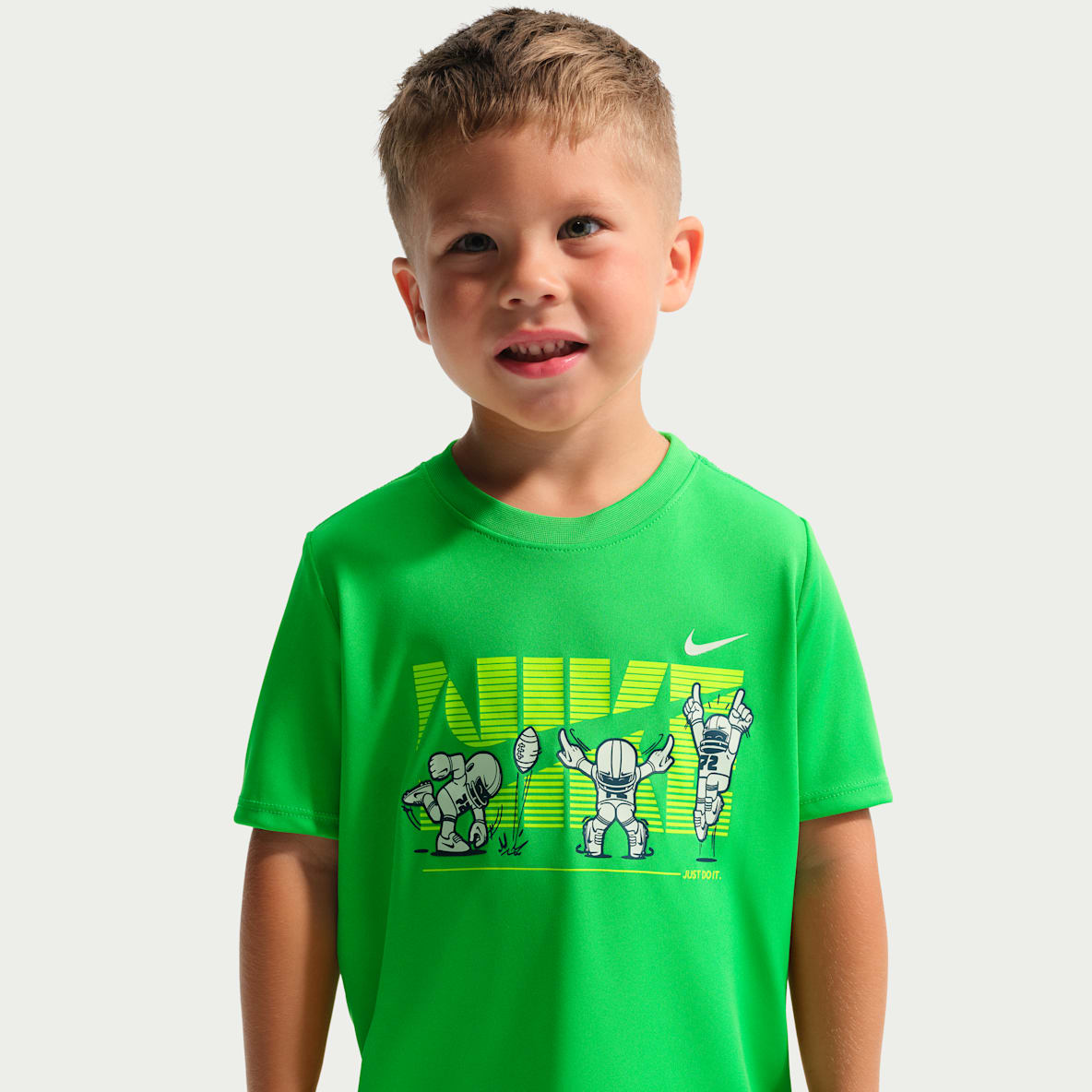 Nike Playera Dri-FIT End Zone Dance para niños talla pequeña