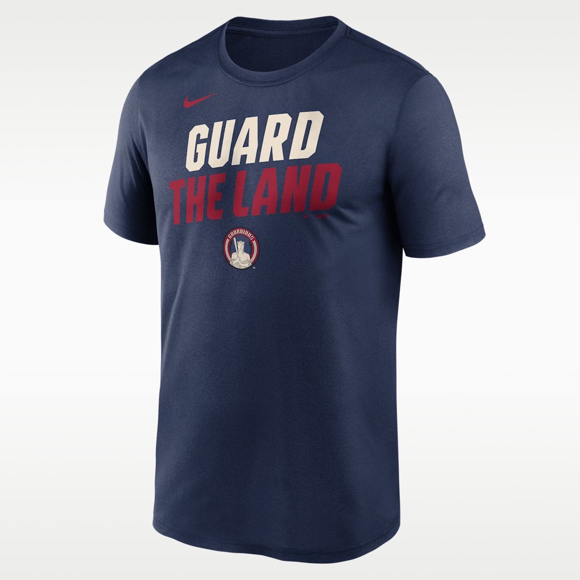 Cleveland Guardians City Connect Team Phrase Script Playera Nike Dri-FIT de la MLB para hombre