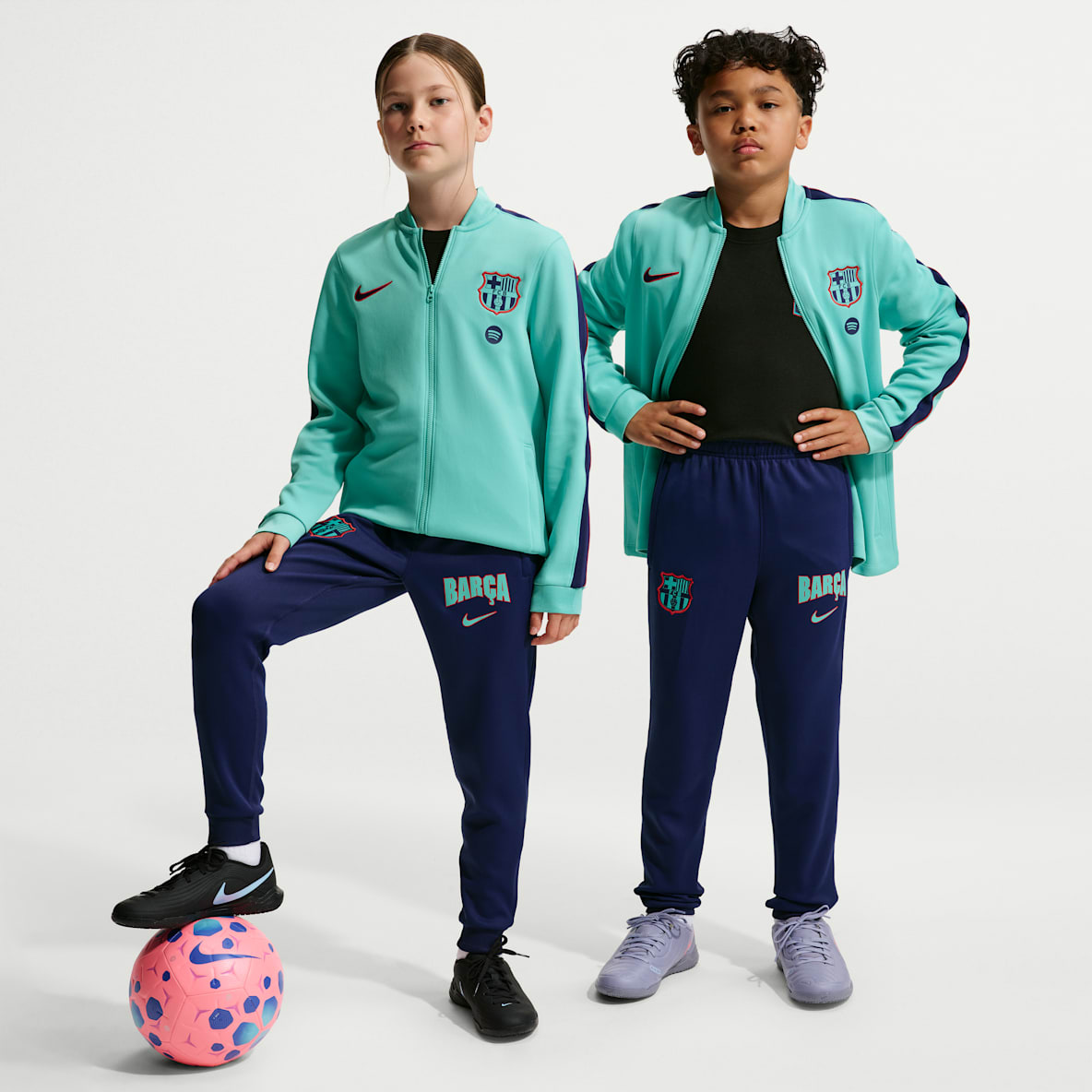FC Barcelona Strike 3e tenue Survêtement de foot en maille Nike Dri-FIT pour ado
