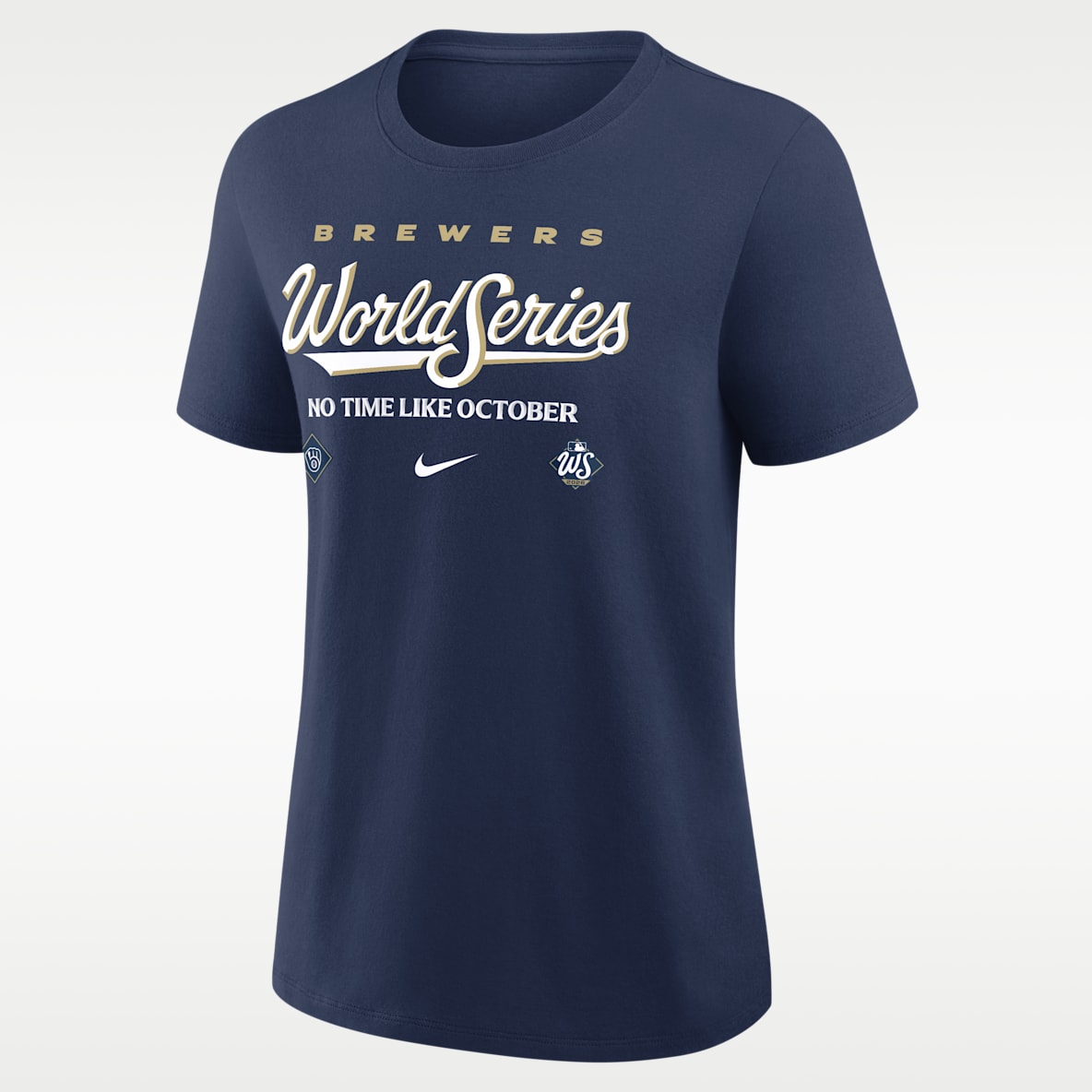 Milwaukee Brewers 2026 World Series Participant Authentic Collection Women's Nike MLB T-Shirt