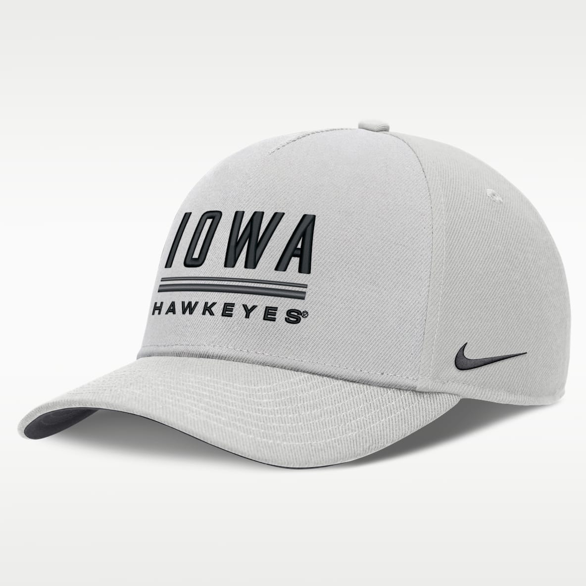 Iowa Sideline Practice Rise Men's Nike Dri-FIT College Adjustable Hat