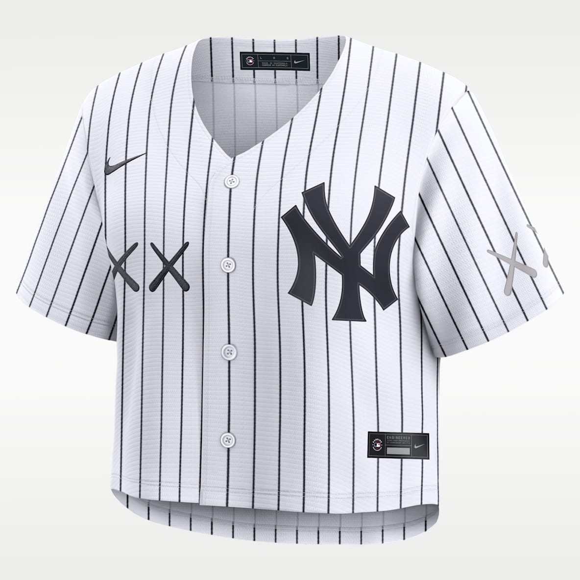New York Yankees Women's Nike x KAWS MLB Cropped Replica Jersey