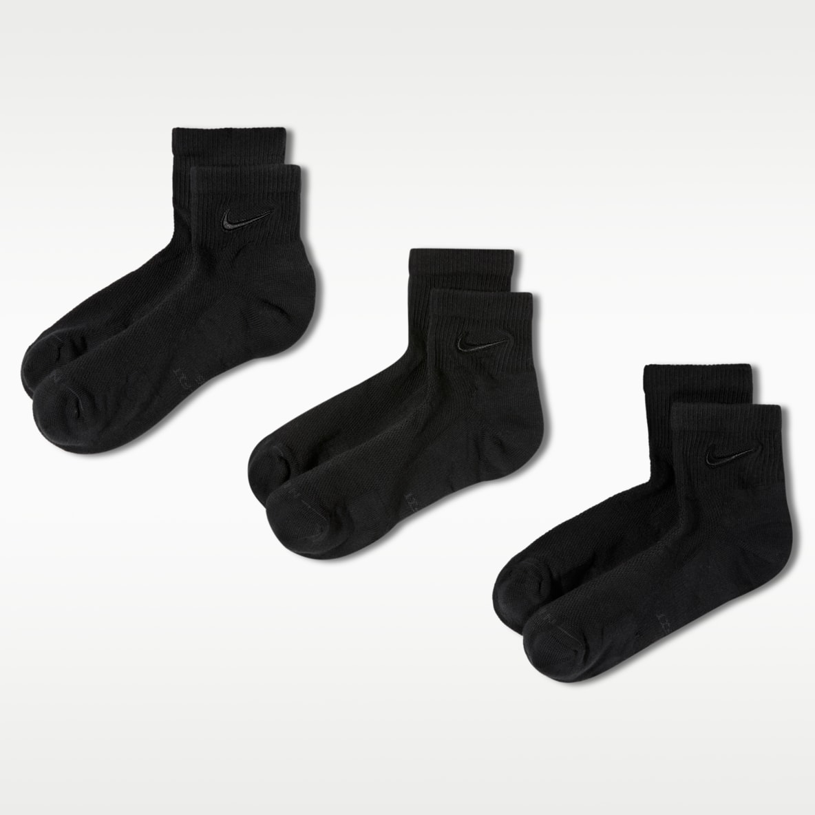 Nike Everyday Elevated Ankle Socks (3 Pairs)