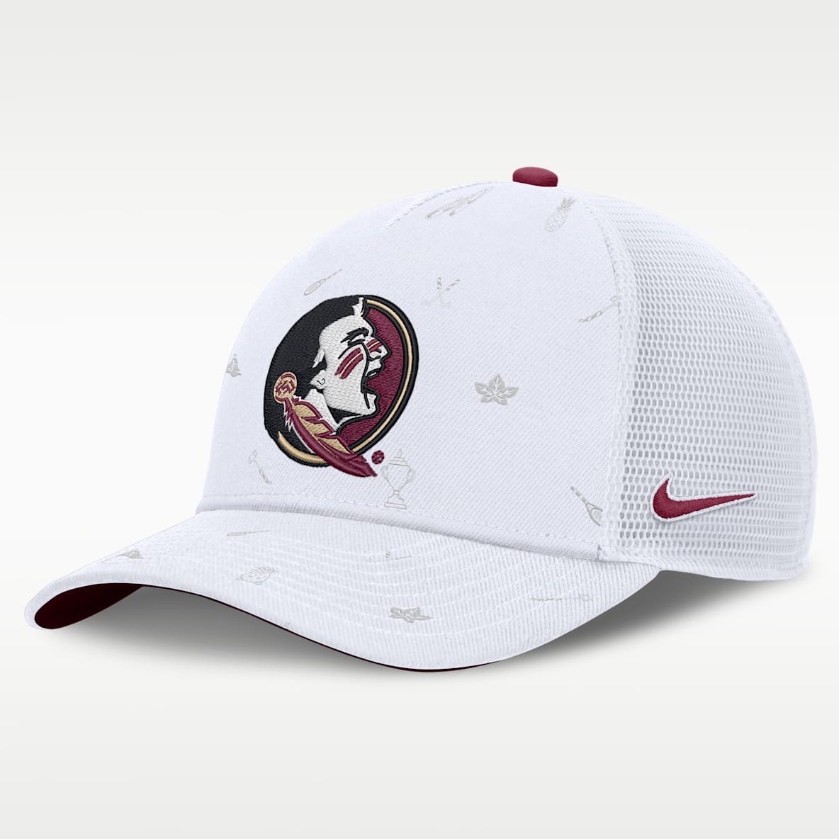 Florida State Country Club Golfin' Rise Men's Nike College Trucker Adjustable Hat