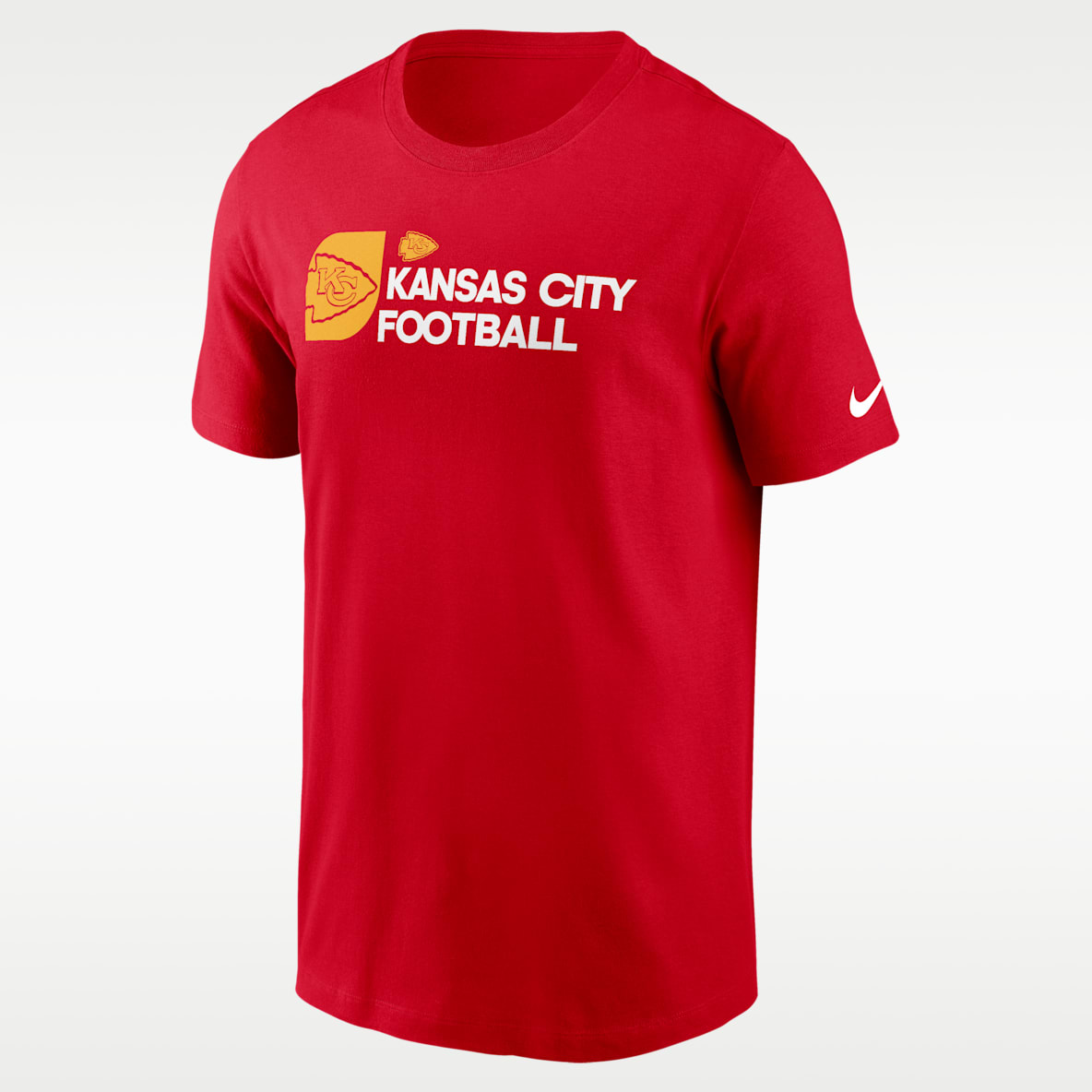 Kansas City Chiefs Team Outline Essential T-Shirt Men's Nike NFL T-Shirt