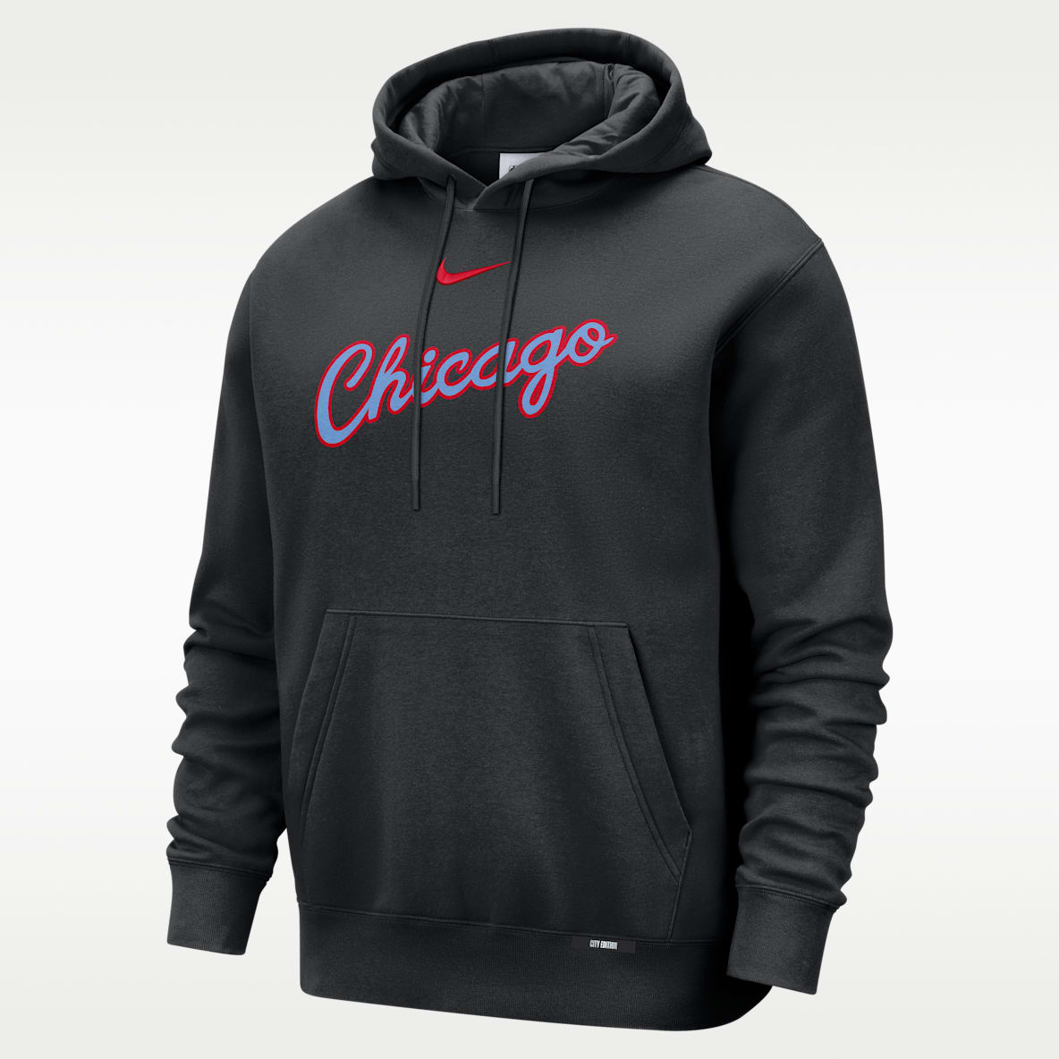 Chicago Bulls City Edition Men's Nike Basketball Club Pull-Over Hoodie