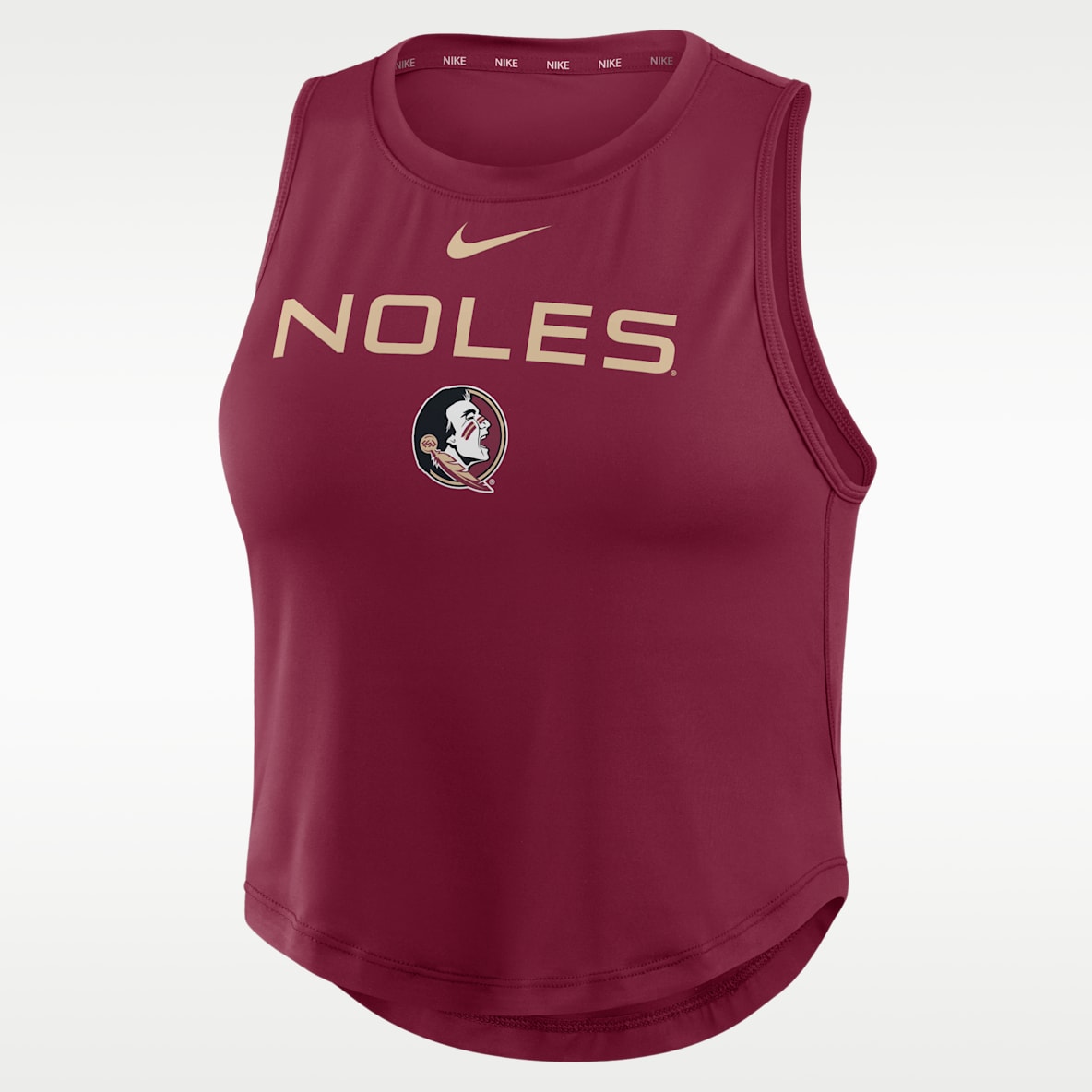 Florida State One Women's Nike Dri-Fit Cropped Tank Top