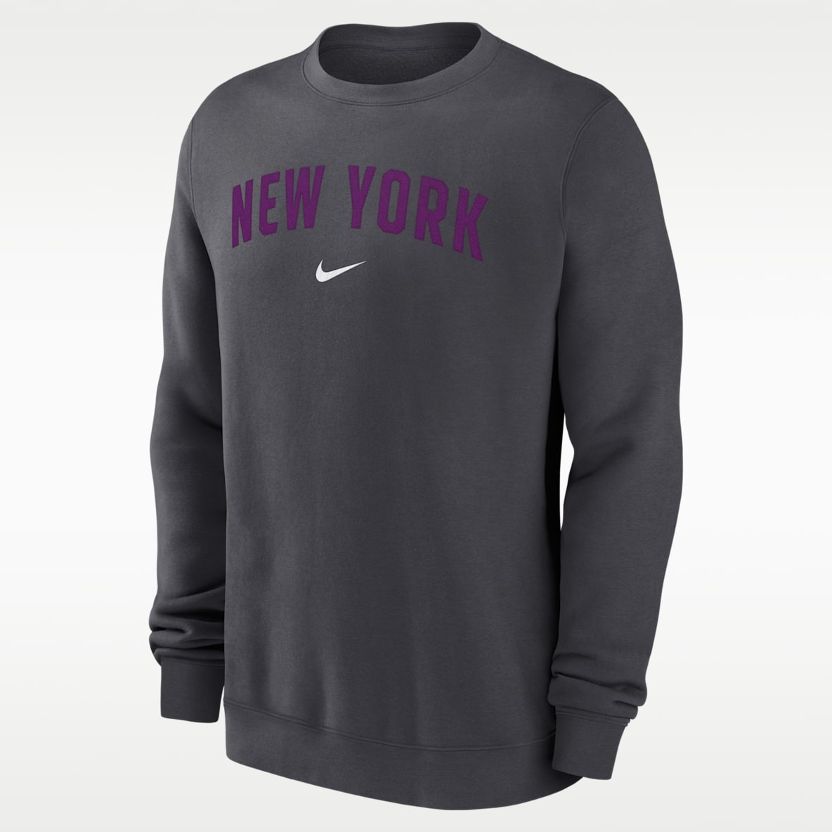 New York Mets 2-Hit Men's Nike MLB Pullover Crew