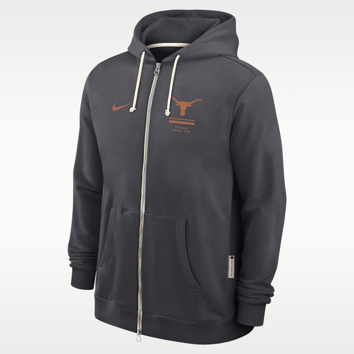 Texas Sideline Standard Issue Men's Nike Dri-FIT College Full-Zip Hoodie