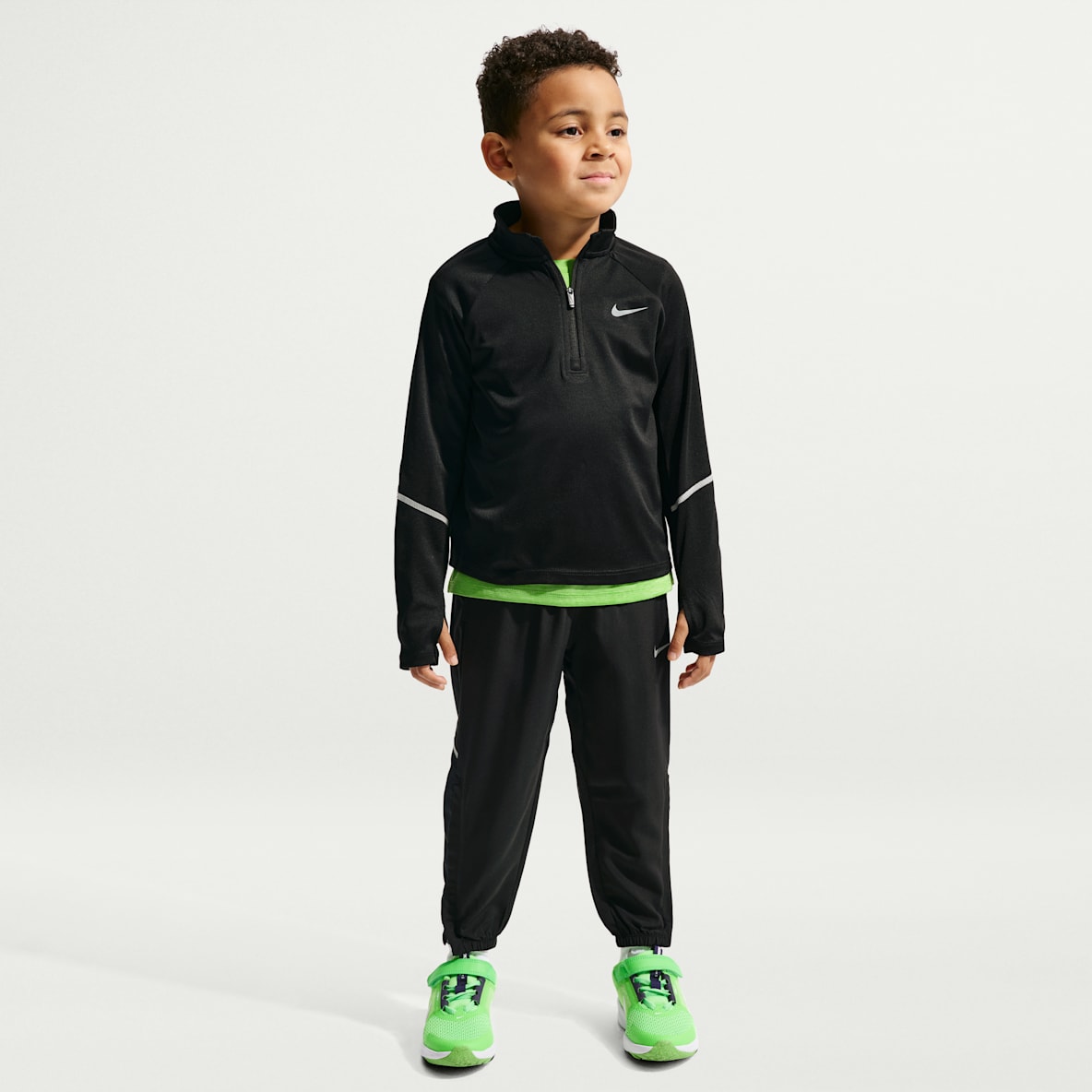 Nike Ensemble pantalon et haut à quart de zip Dri-FIT Miler pour enfant