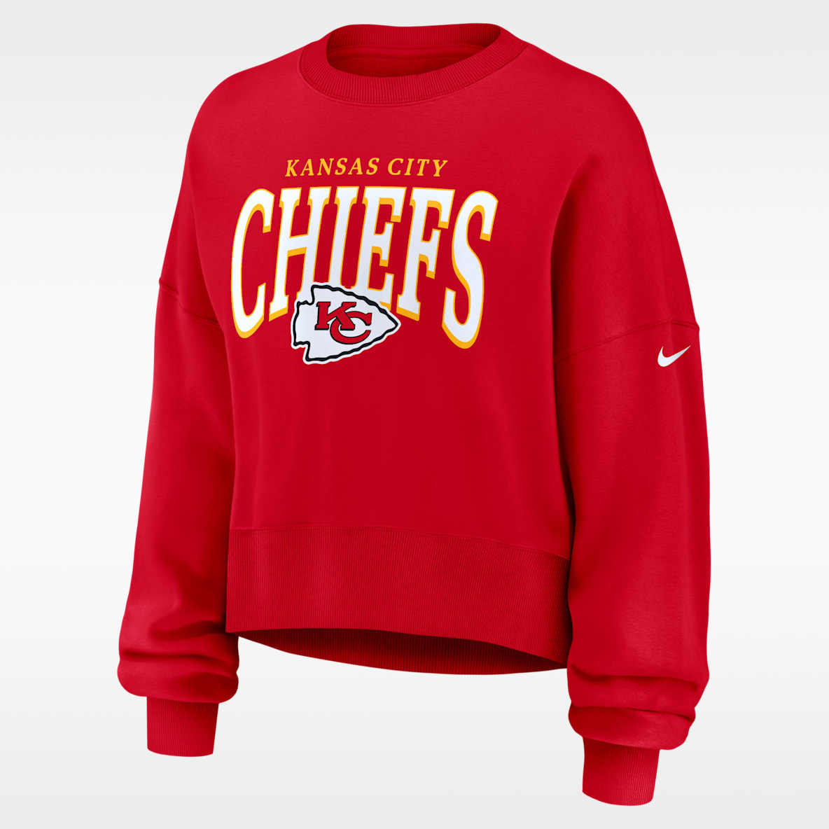 Kansas City Chiefs Rewind Phoenix Women's Nike NFL Oversized Pullover Crew