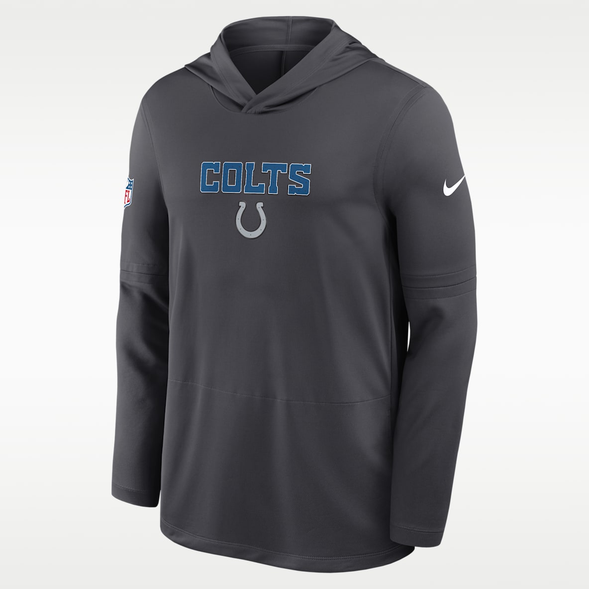 Indianapolis Colts Rivalries Collection Sideline Men's Nike Dri-FIT NFL Long-Sleeve Hooded Top