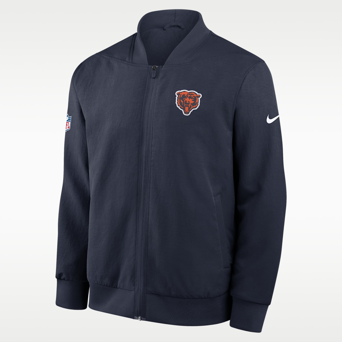 Chicago Bears Sideline Men's Nike NFL Full-Zip Bomber Jacket