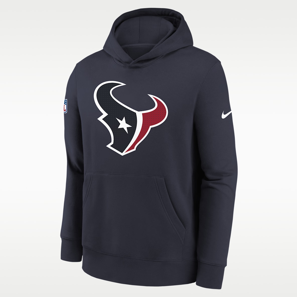 Houston Texans Sideline Club Big Kids' Nike NFL Pullover Hoodie