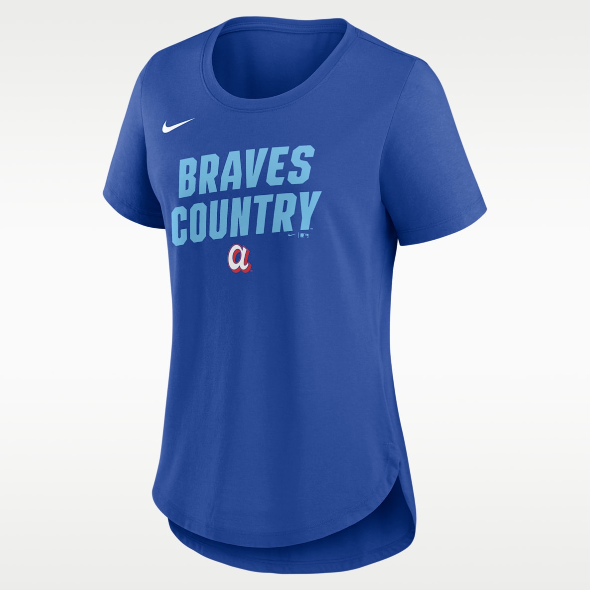 Atlanta Braves Team Phrase City Connect Lockup Women's Nike MLB T-Shirt